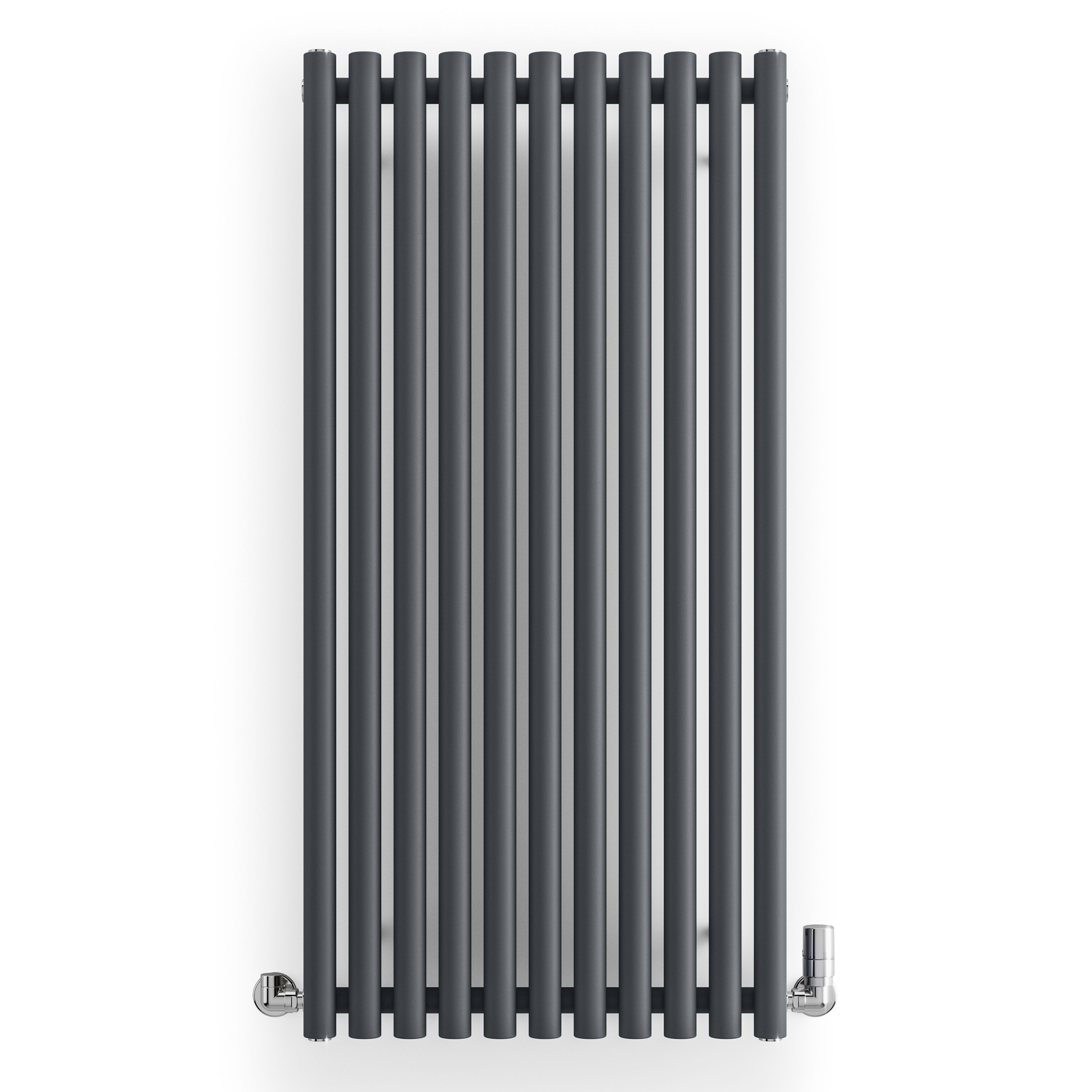 Terma Rolo Room Dark Grey Electric Horizontal or vertical Designer 3028BTU Radiator, (W)590mm x (H)1200mm