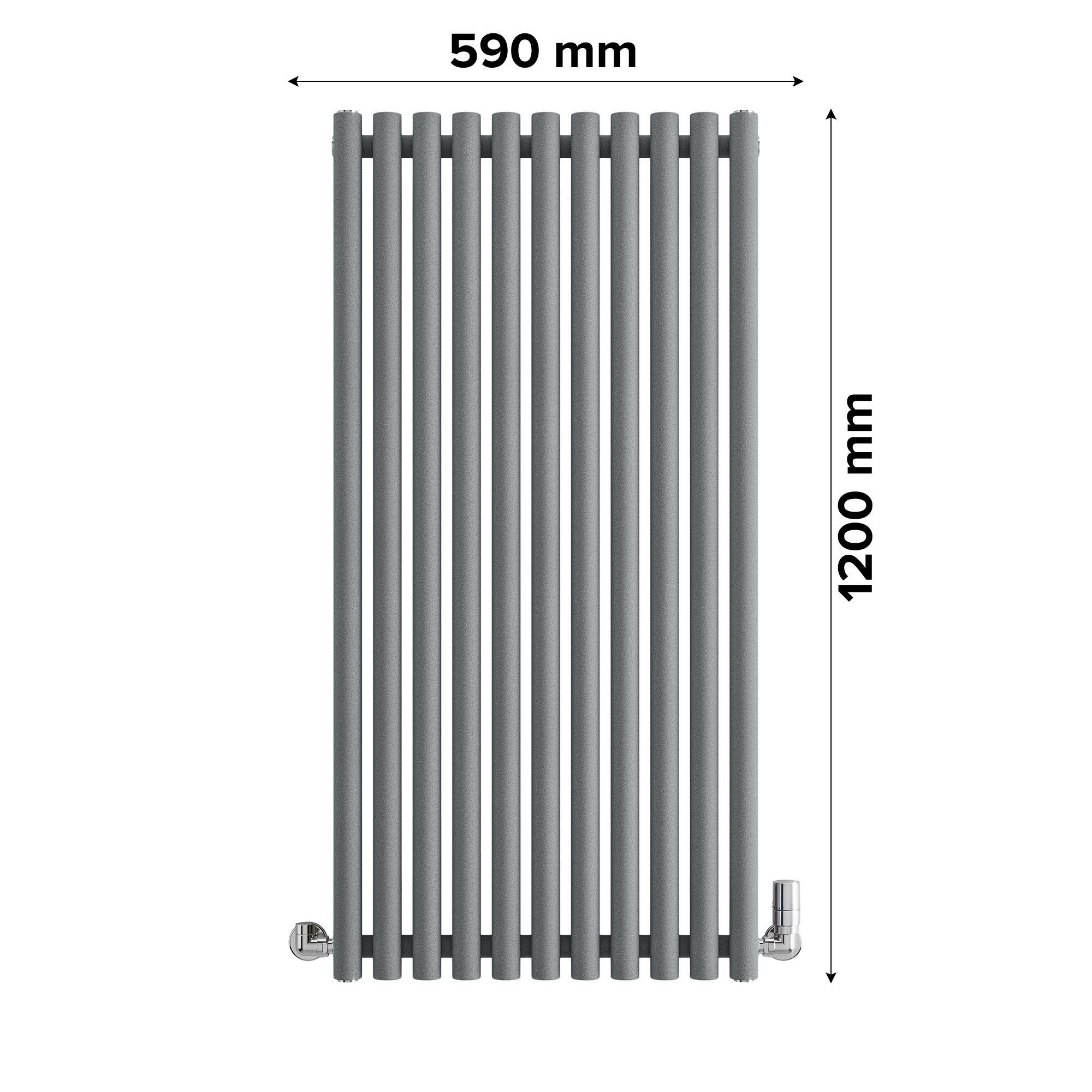 Terma Rolo Room Light Grey Electric Horizontal or vertical Designer ...