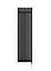 Terma Rolo Room Matt black Vertical Electric designer Radiator, (W)480mm x (H)1800mm
