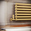 Terma Rolo Room Matt brass Horizontal or vertical Designer Radiator, (W)370mm x (H)1800mm