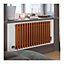 Terma Rolo Room Matt copper Horizontal Designer Radiator, (W)865mm x (H)500mm