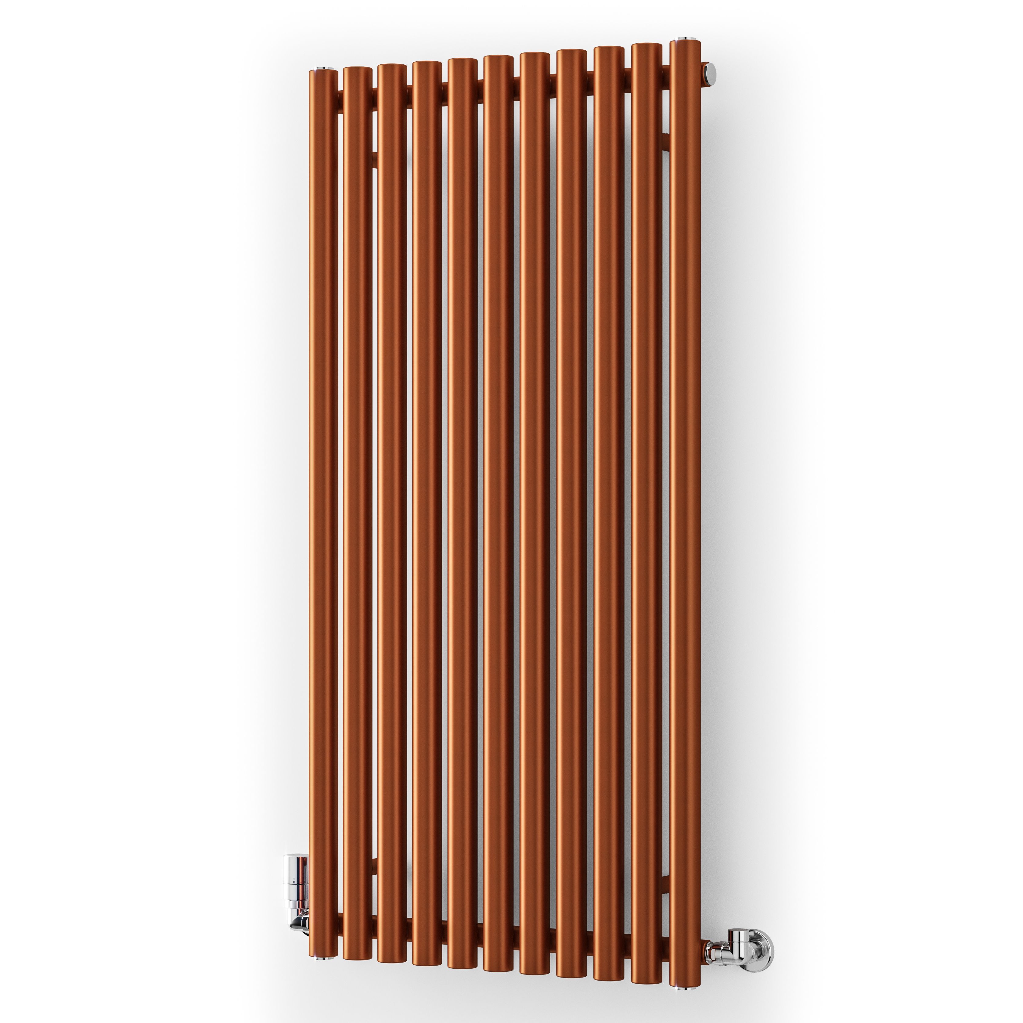 Terma Rolo Room Matt copper Horizontal or vertical Designer Radiator ...