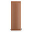 Terma Rolo Room Matt copper Horizontal or vertical Designer Radiator, (W)590mm x (H)1800mm