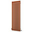 Terma Rolo Room Matt copper Horizontal or vertical Designer Radiator, (W)590mm x (H)1800mm