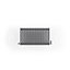 Terma Rolo Room Modern grey Horizontal Designer Radiator, (W)865mm x (H)500mm