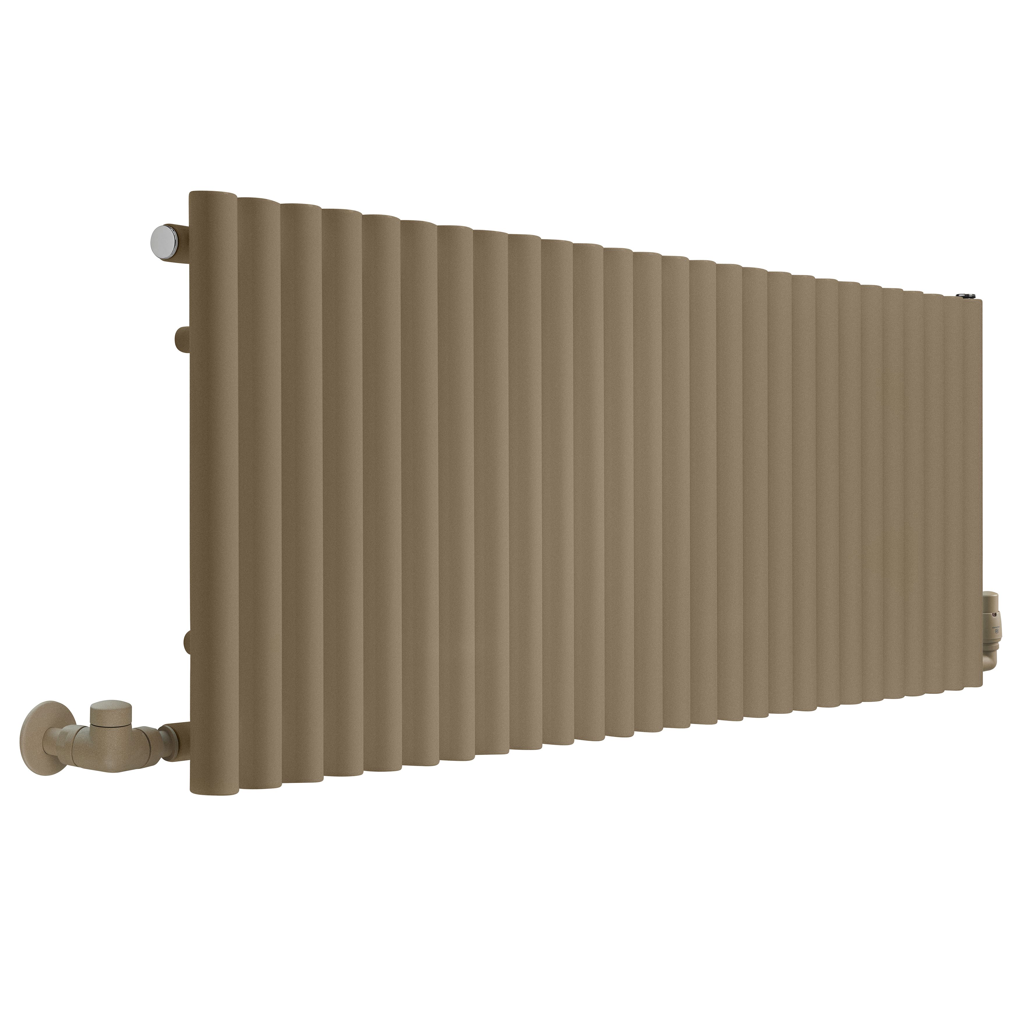 Terma Rolo Room Quartz Mocha Hydronic Horizontal Designer 3399BTU ...