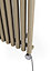 Terma Rolo room Quartz mocha Vertical Electric designer Radiator, (W)480mm x (H)1800mm
