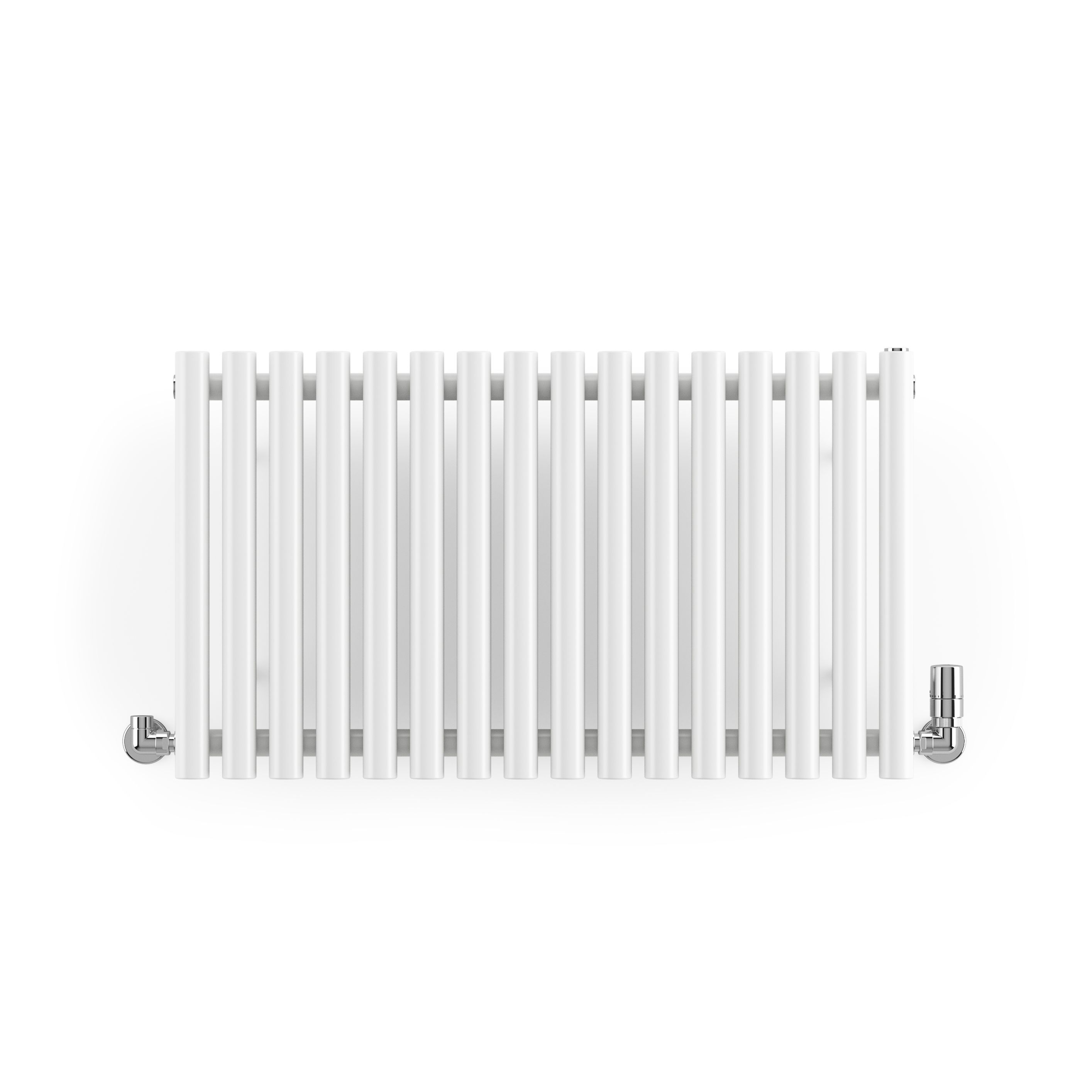 Terma Rolo Room WGROR050086 K916UZ01 White Horizontal Designer 2015BTU Radiator, (W)865mm x (H)500mm