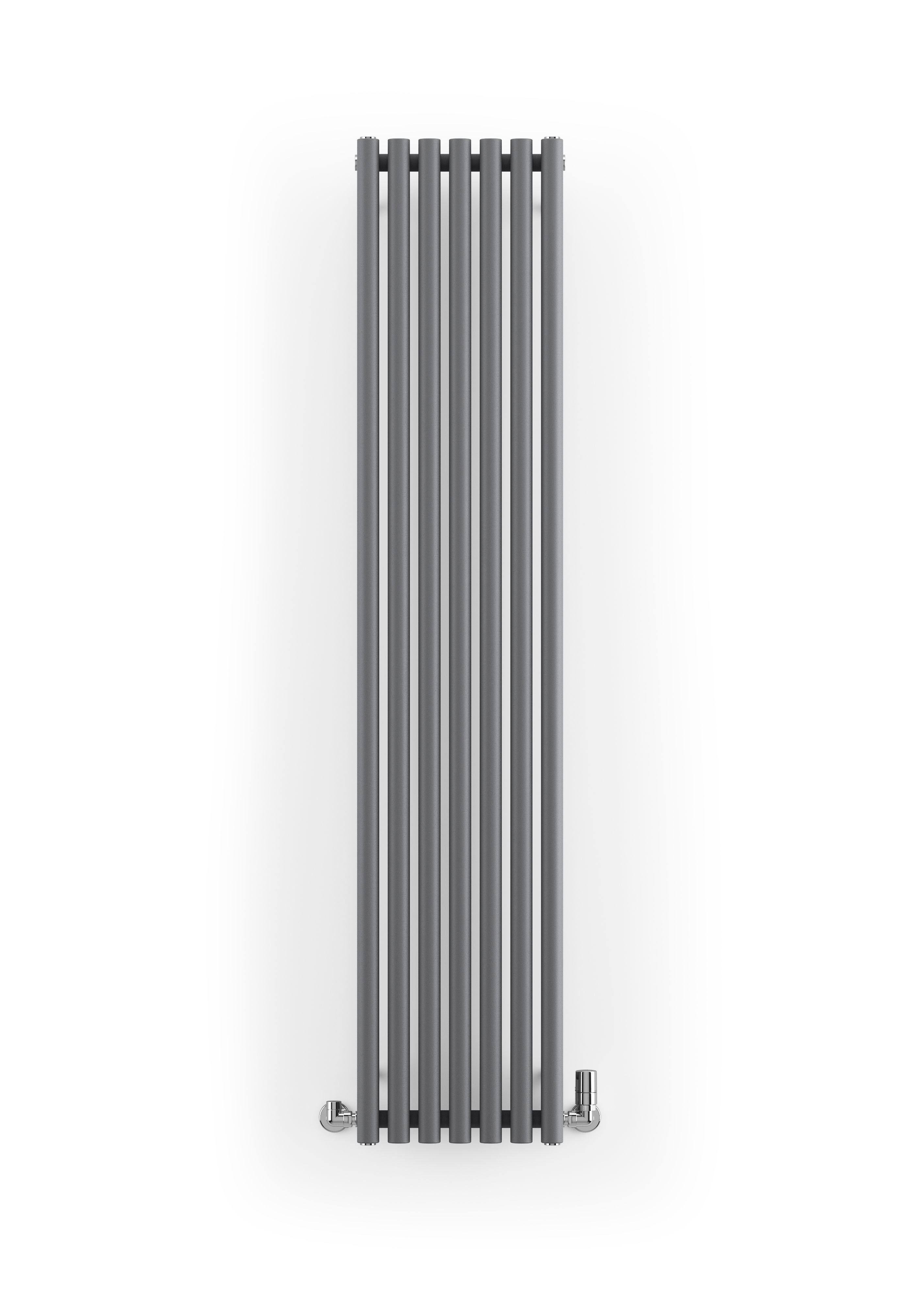 Terma Rolo Room WGROR180037 KDGRUC01 Grey Horizontal or vertical Designer Radiator, (W)370mm x (H)1800mm