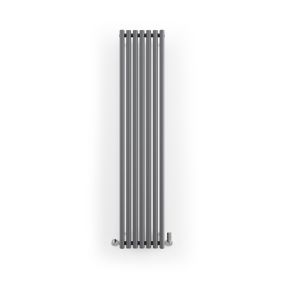 Terma Rolo Room WGROR180037 KDGRUC01 Grey Horizontal or vertical Designer Radiator, (W)370mm x (H)1800mm