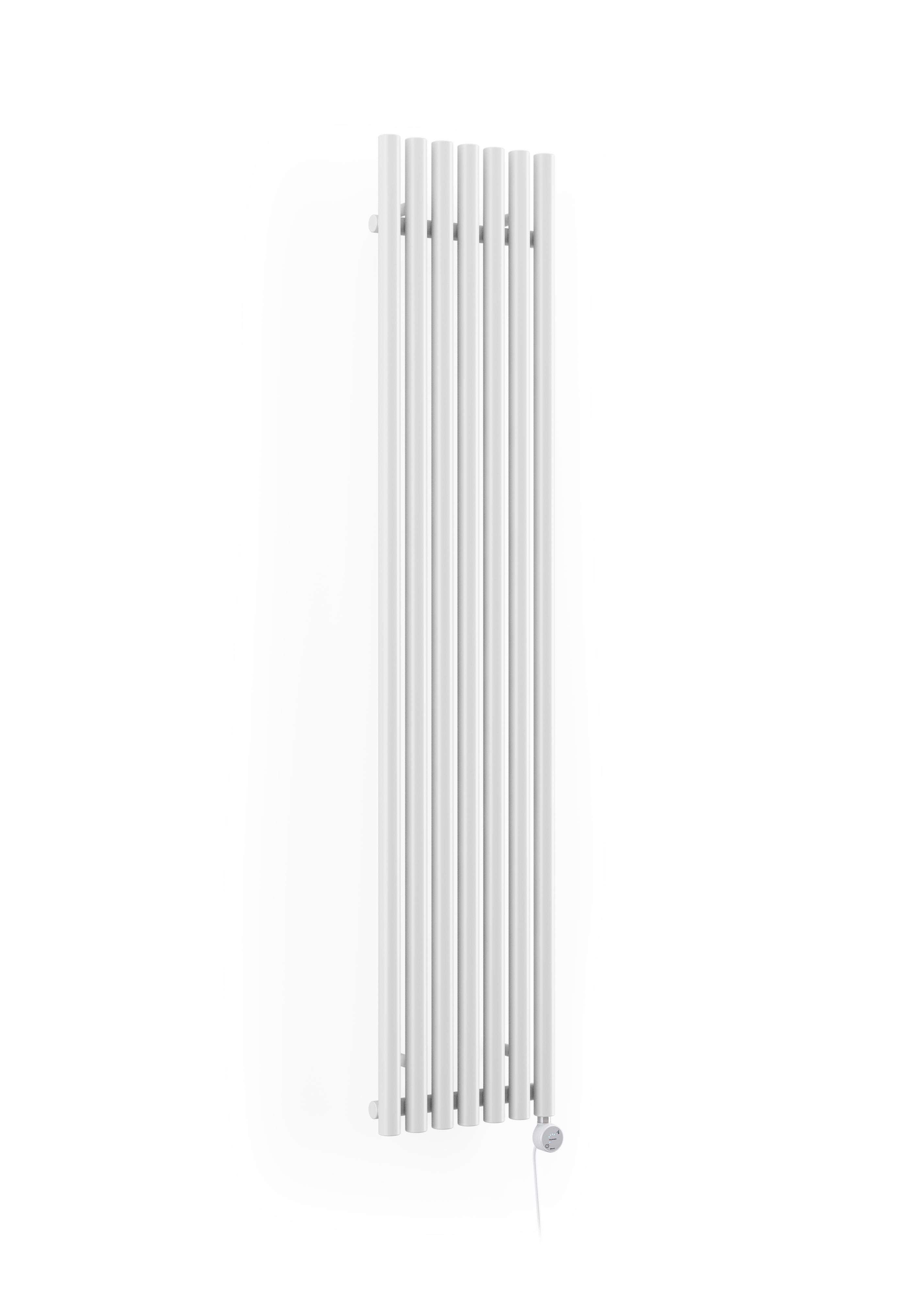 Terma Rolo room White Vertical Electric designer Radiator, (W)370mm x (H)1800mm