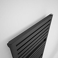Terma Salisbury Metallic black Towel warmer (W)540mm x (H)1635mm