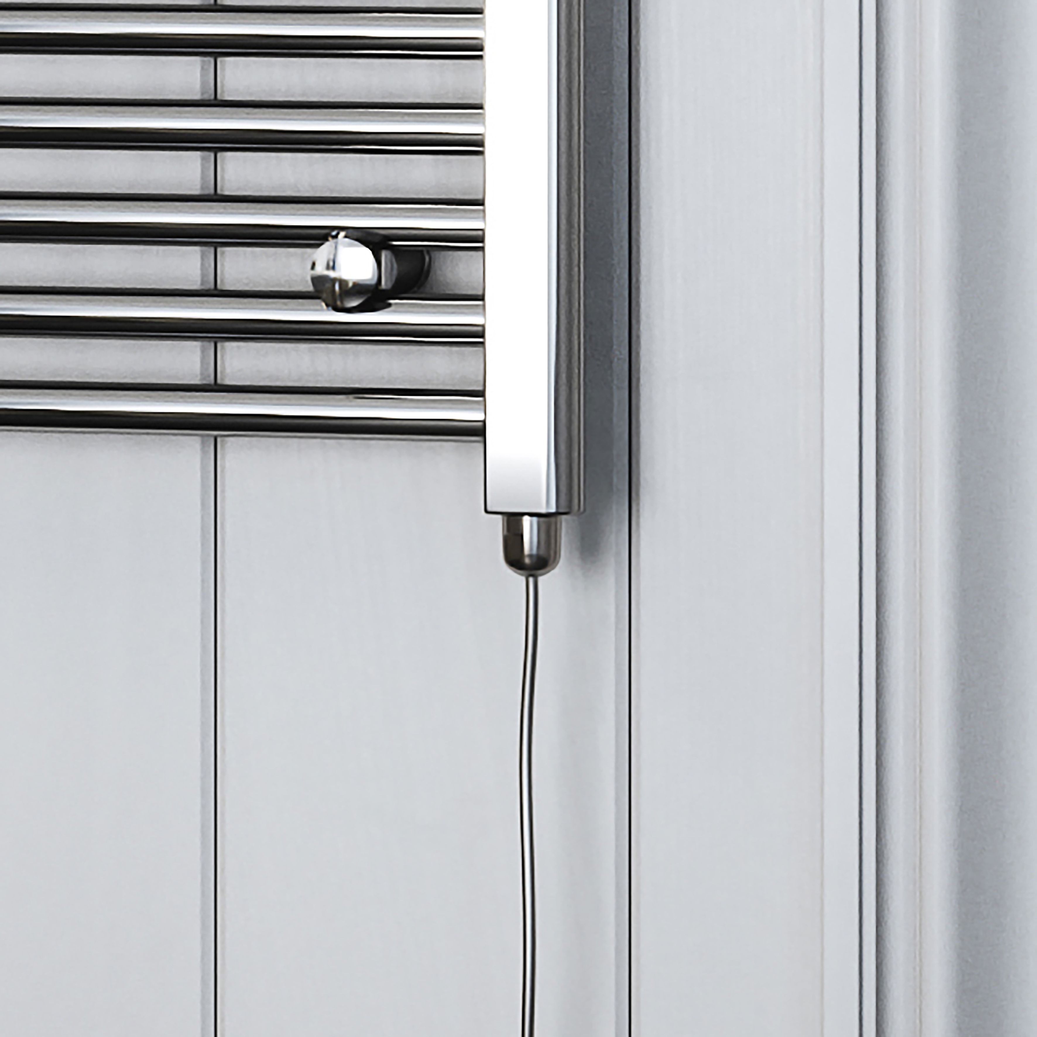 Terma SIM 800W Grey Heating element with thermostatic radiator valve body