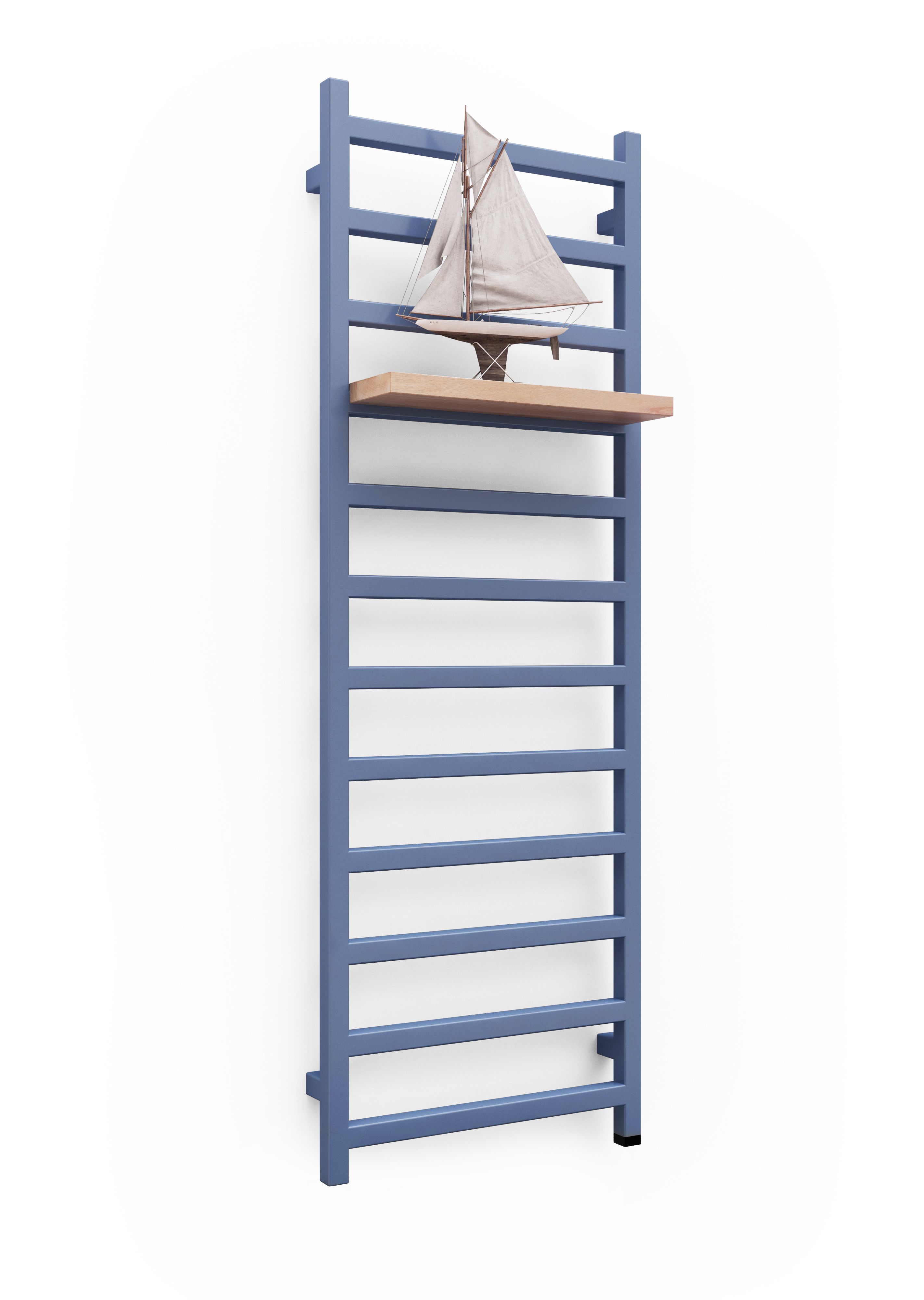 Terma Simple Electric Blue Towel warmer (W)500mm x (H)1440mm | DIY at Bu0026Q