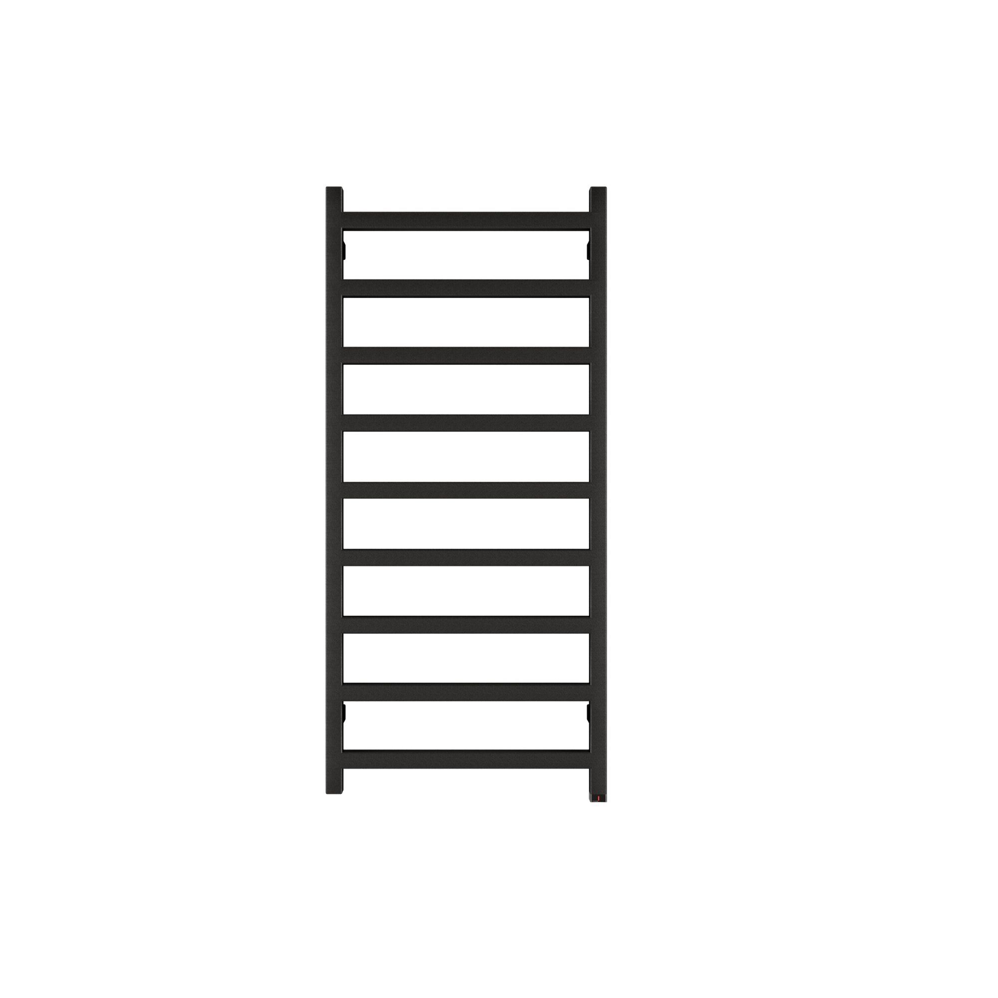 Terma Simple One Black Electric Flat Towel warmer (W)500mm x (H)1080mm