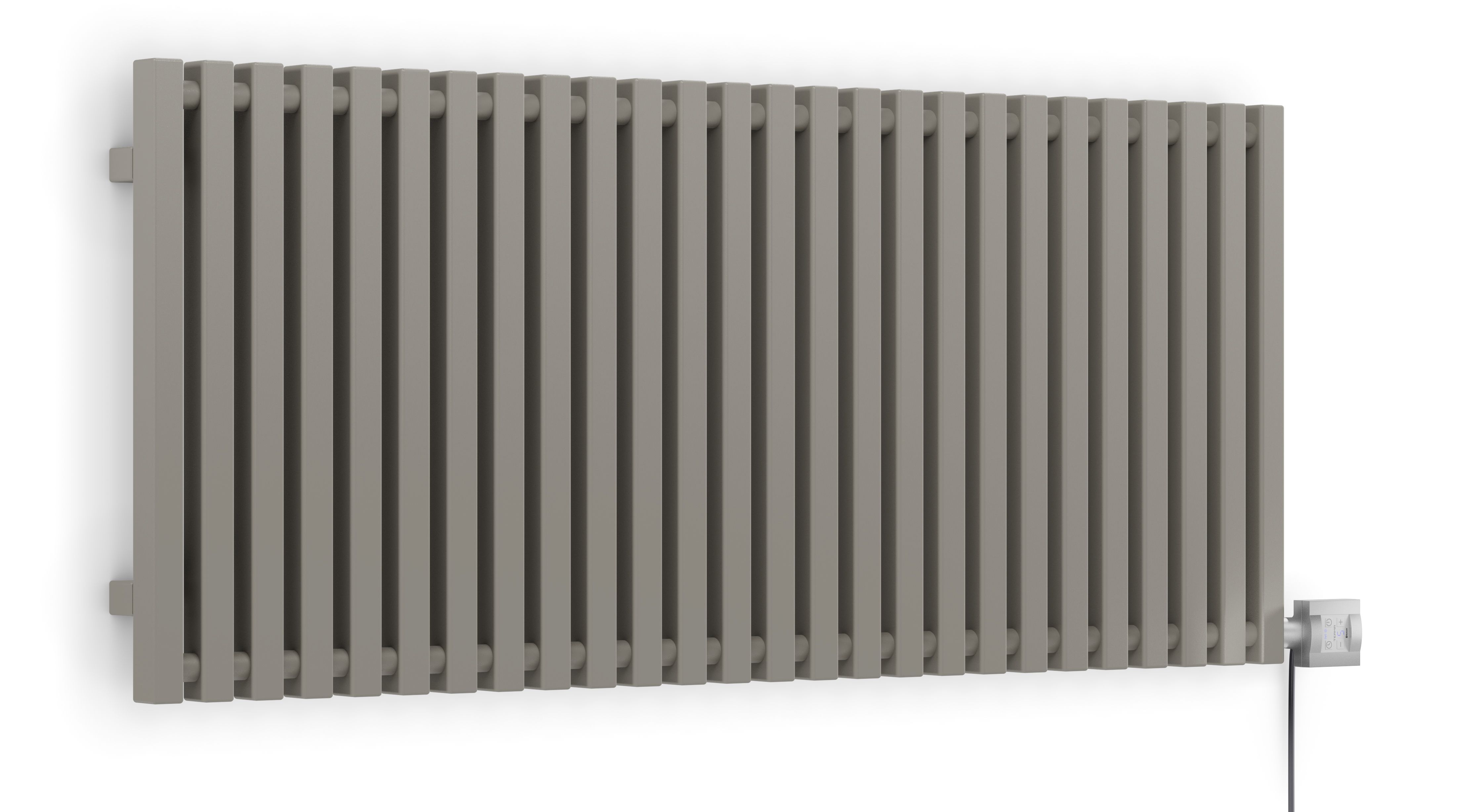Terma Triga Metallic stone Horizontal Designer Radiator, (W)1280mm x (H ...