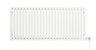 Terma Triga Sea salt white Horizontal Designer Radiator, (W)1280mm x (H)560mm