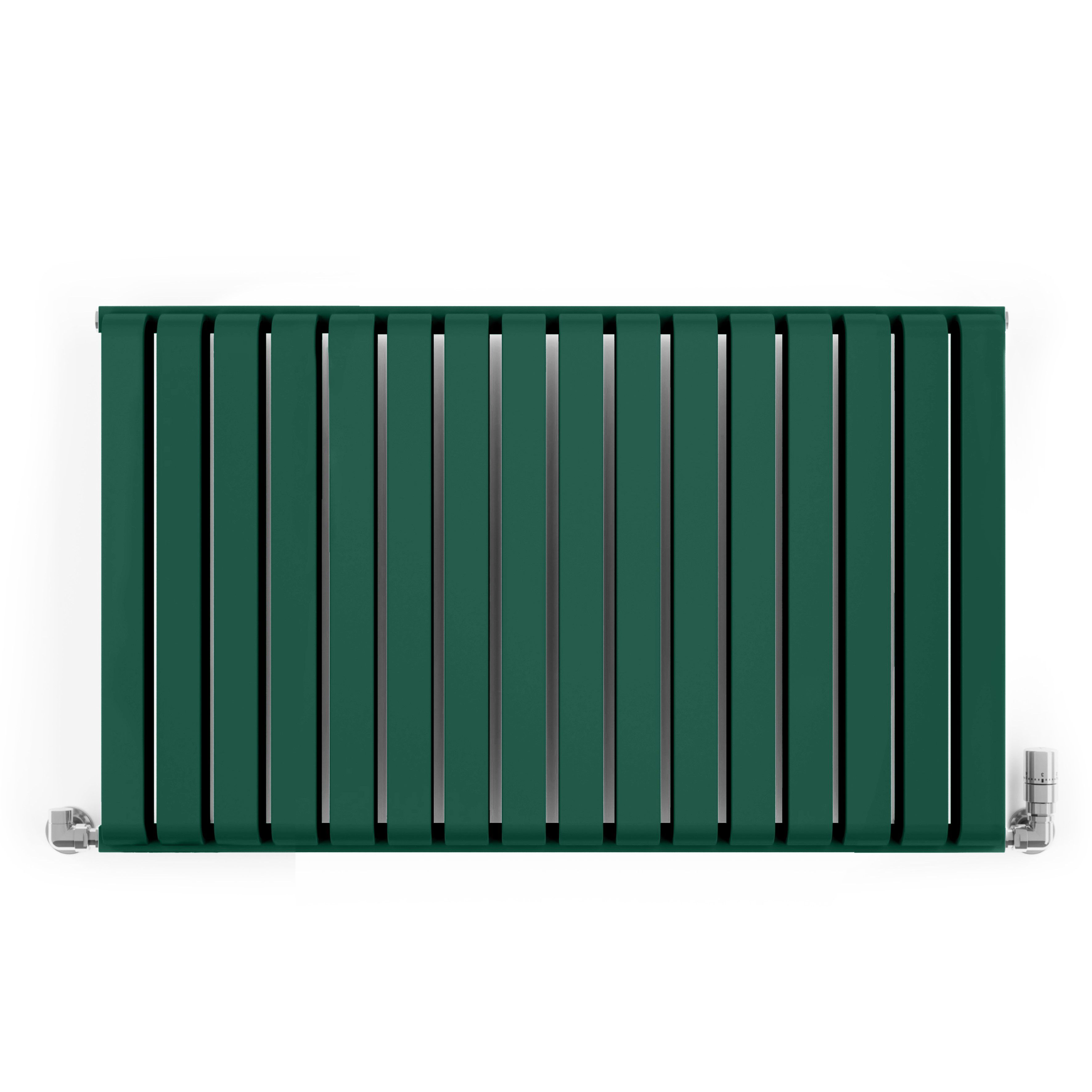 Terma Warp Room Green Hydronic Horizontal Designer 3945BTU Radiator, (W ...