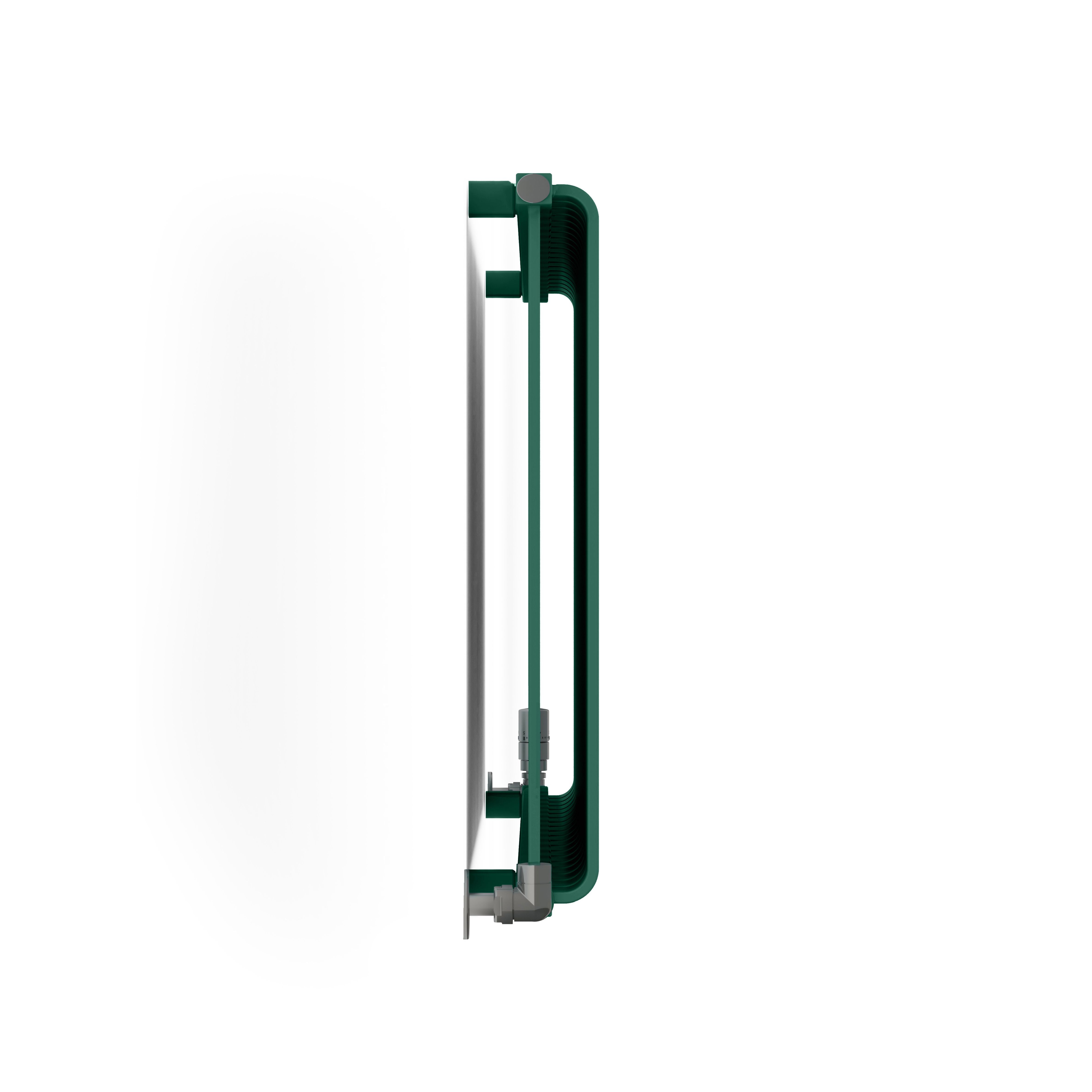 Terma Warp Room Green Hydronic Horizontal Designer 4931BTU Radiator, (W)1305mm x (H)630mm