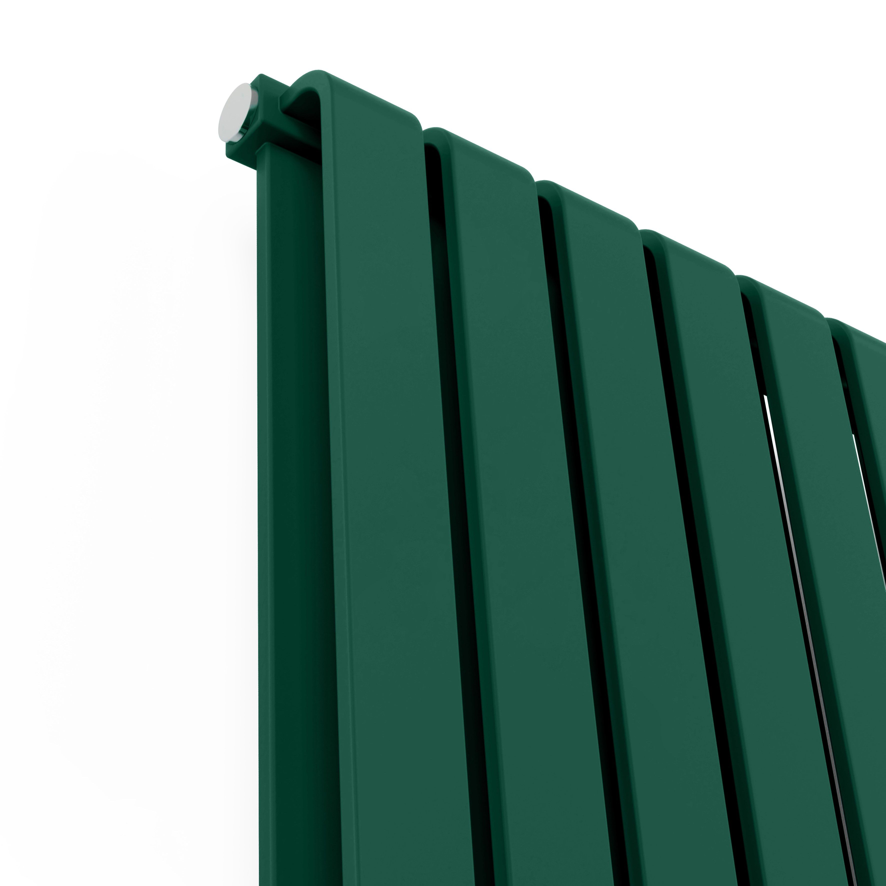 Terma Warp Room Green Hydronic Horizontal Designer 4931BTU Radiator, (W)1305mm x (H)630mm