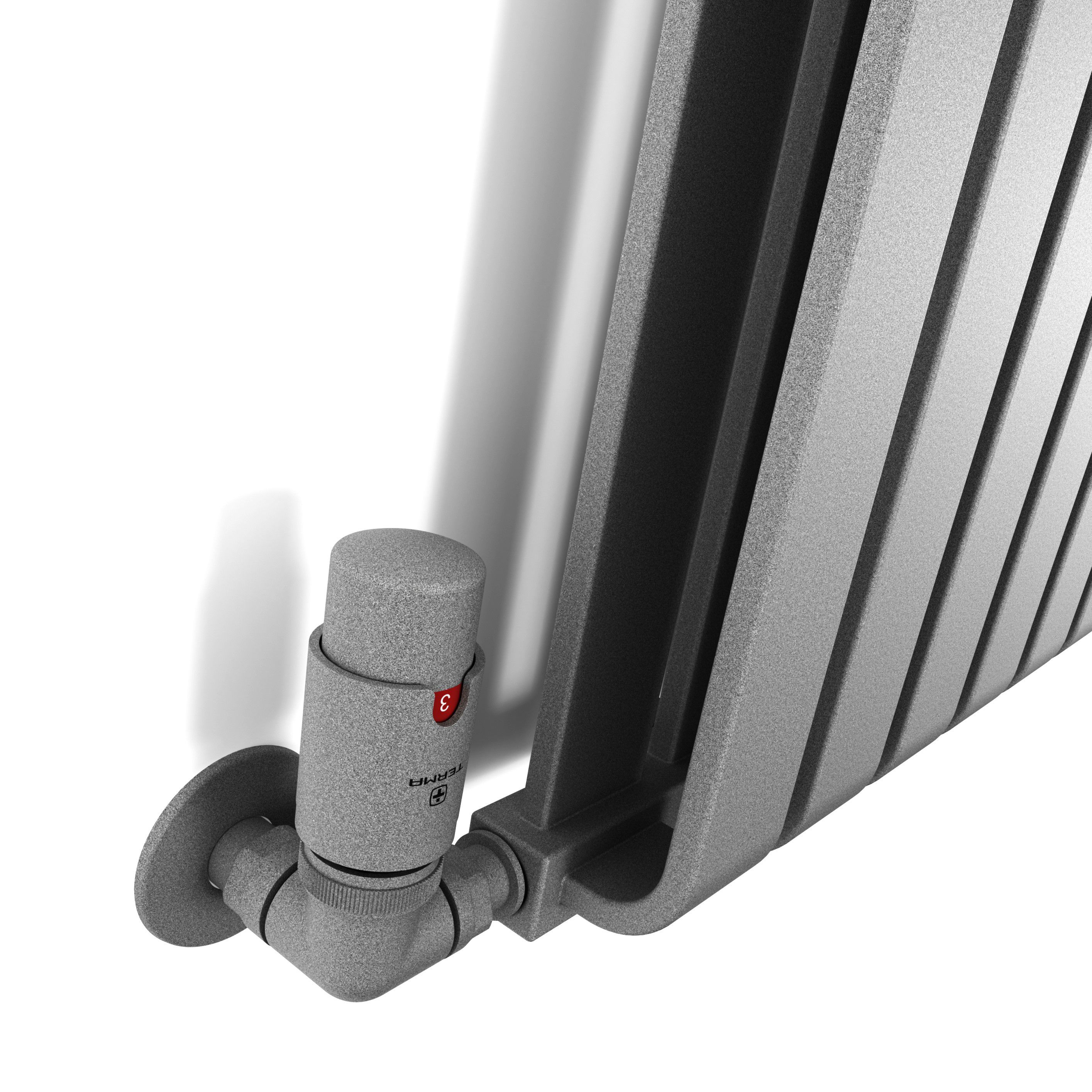 Terma Warp Room Salt n Pepper Hydronic Horizontal Designer 3317BTU ...