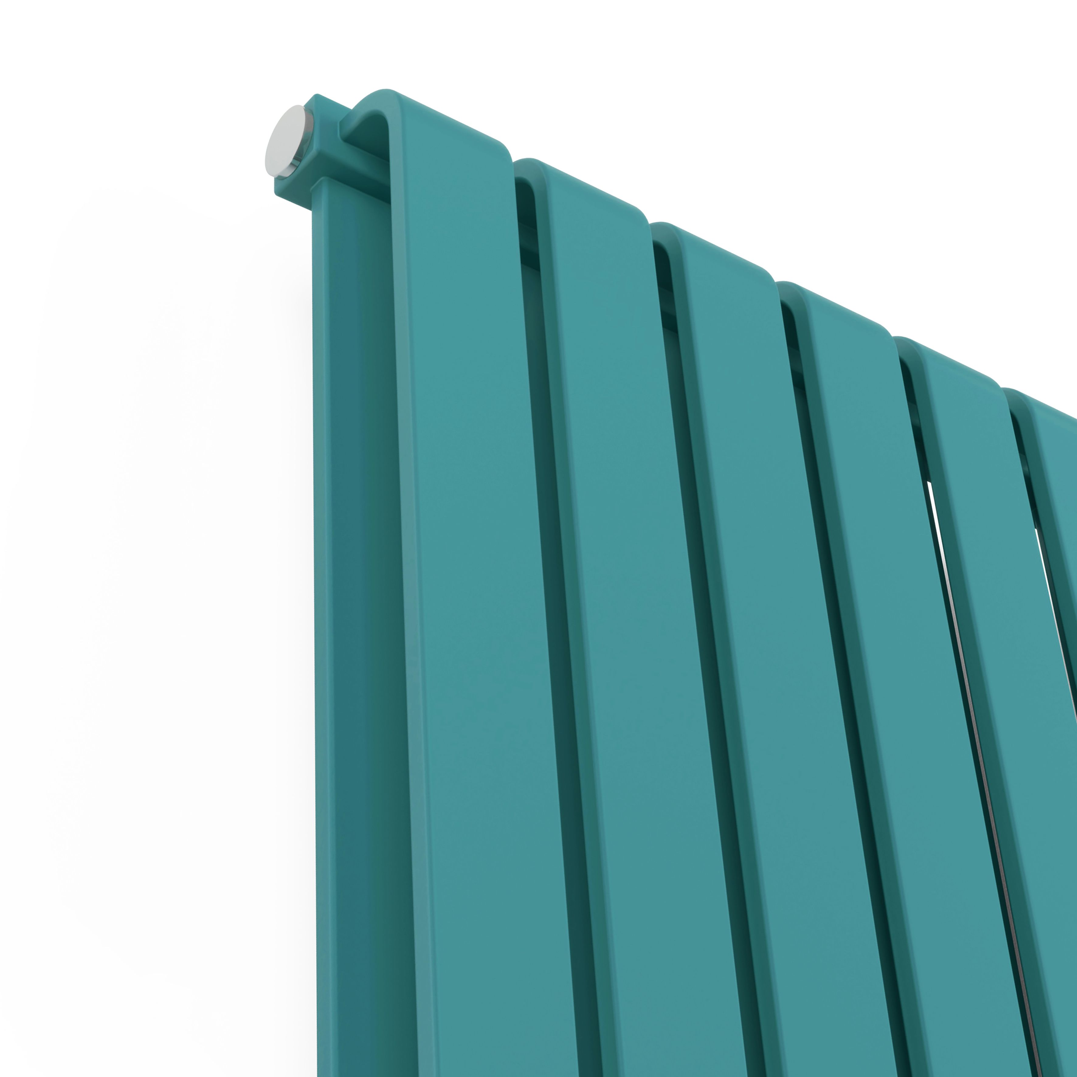Terma Warp Room Teal Hydronic Horizontal Designer 3945BTU Radiator, (W)1045mm x (H)630mm