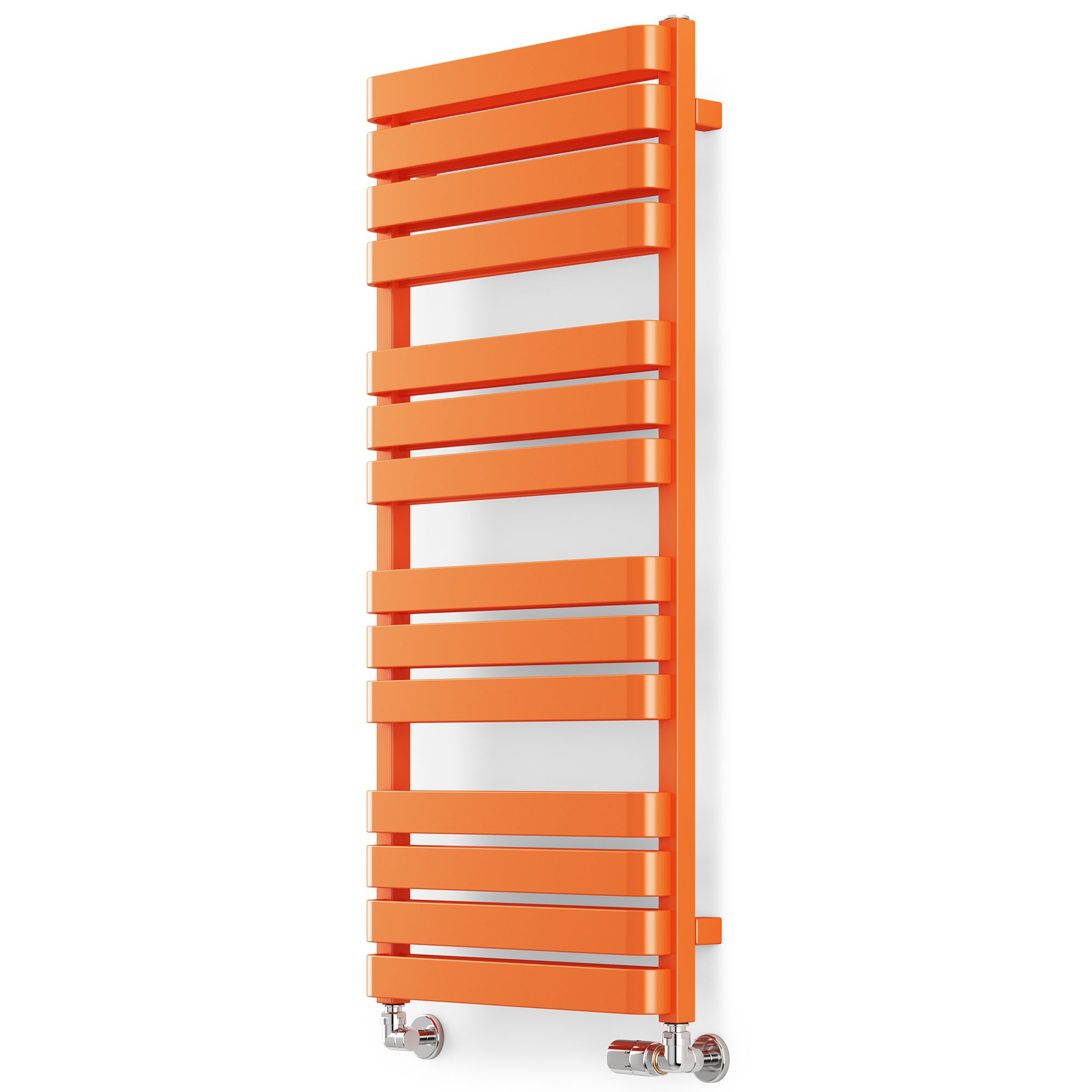 Terma Warp T Bold Orange Flat Towel warmer (W)500mm x (H)1110mm