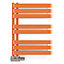 Terma Warp T Bold Orange Flat Towel warmer (W)500mm x (H)655mm