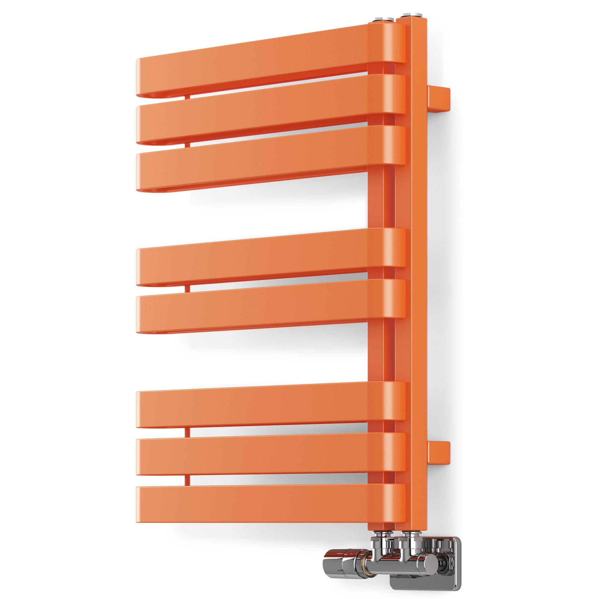 Terma Warp T Bold Orange Flat Towel warmer (W)500mm x (H)655mm