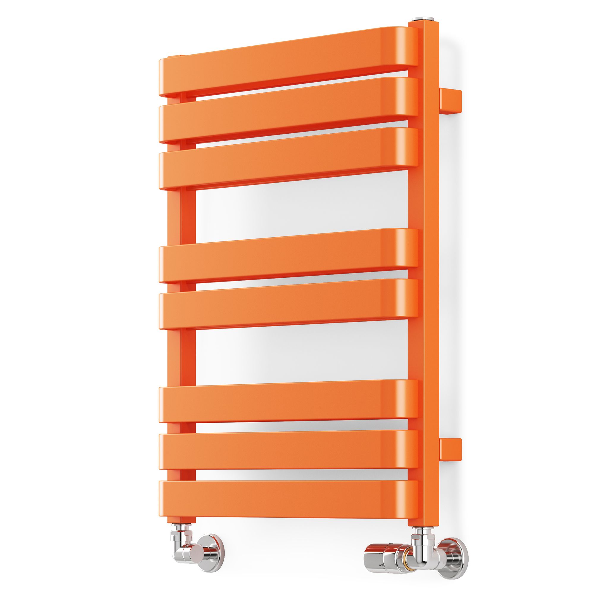 Terma Warp T Bold Orange Flat Towel warmer (W)500mm x (H)655mm