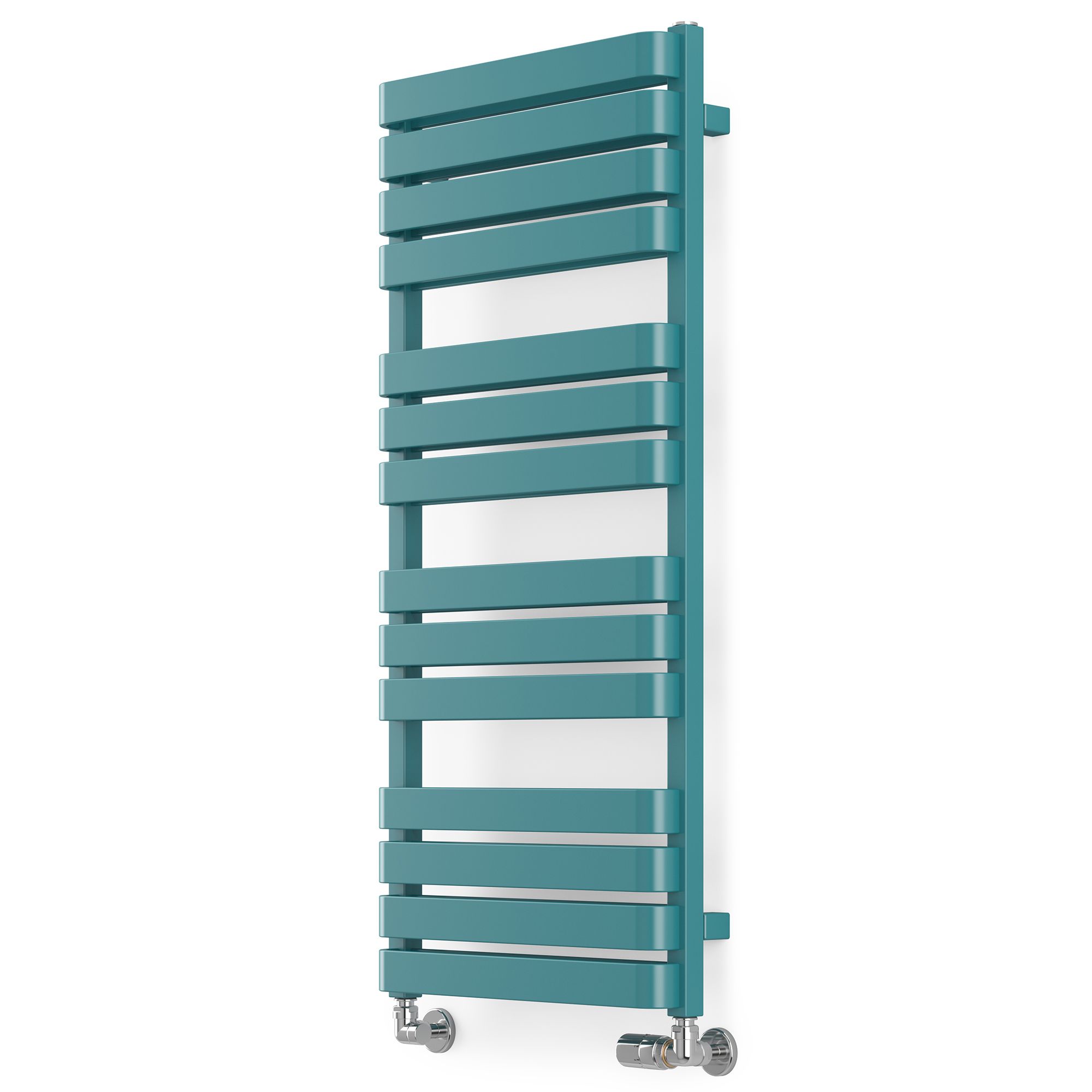 Terma Warp T Bold Teal Flat Towel warmer (W)500mm x (H)1110mm