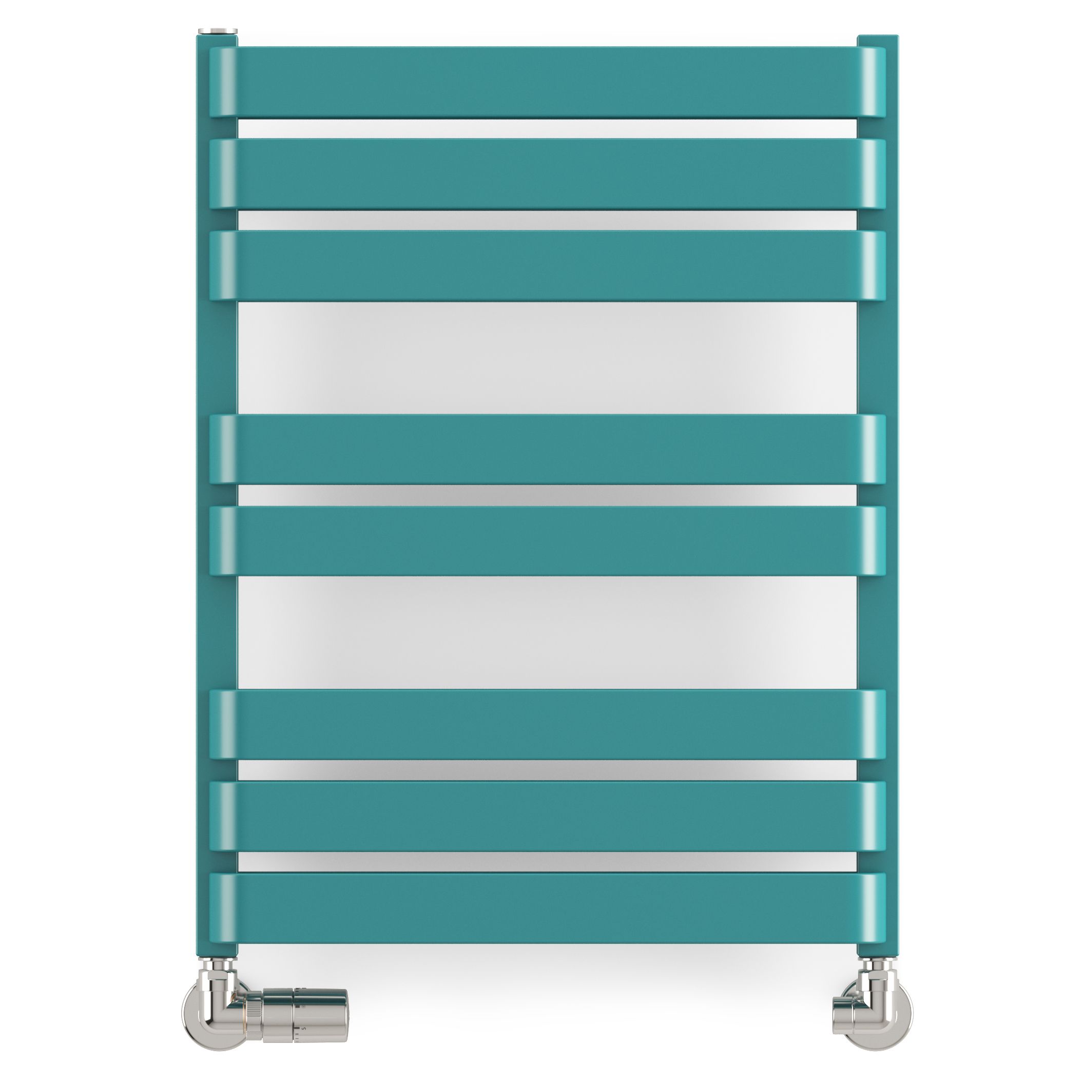 Terma Warp T Bold Teal Flat Towel warmer (W)500mm x (H)655mm