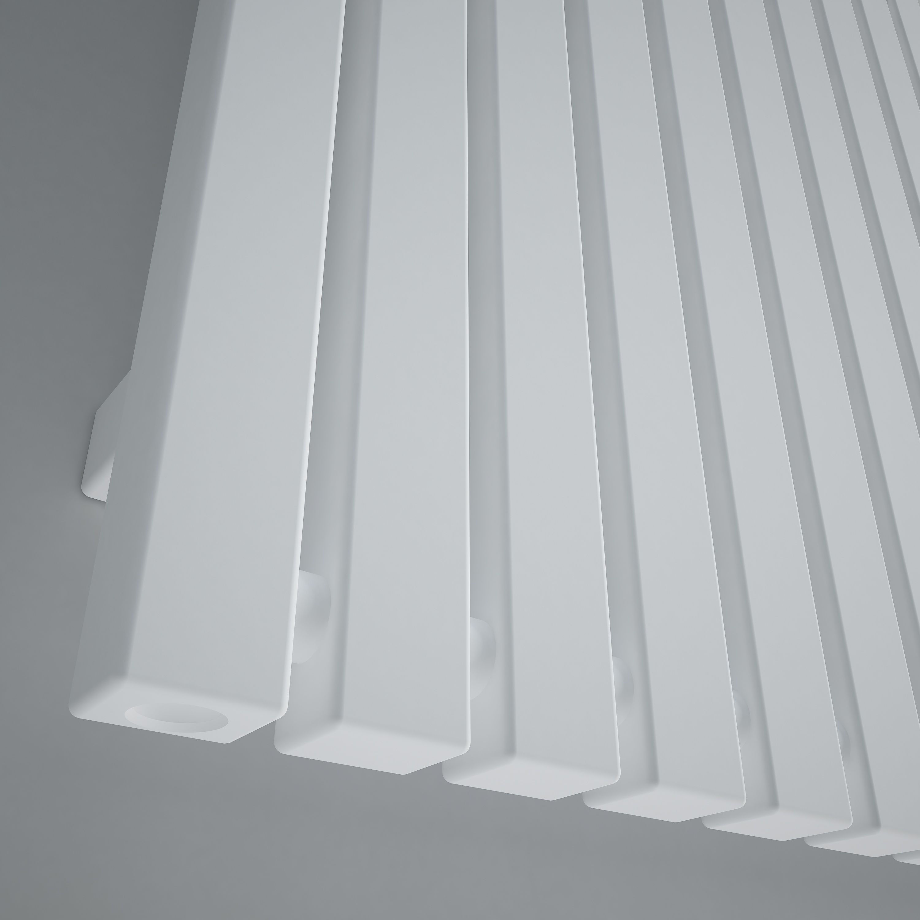Terma Winchester Matt soft white Horizontal Designer Radiator, (W)1190mm x (H)600mm