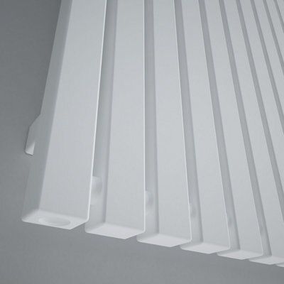 Terma Winchester Matt soft white Horizontal Designer Radiator, (W)990mm x (H)600mm