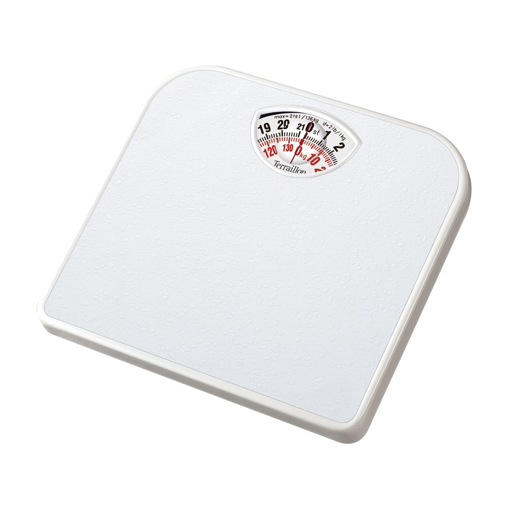 Terraillon White Mechanical Bathroom scales