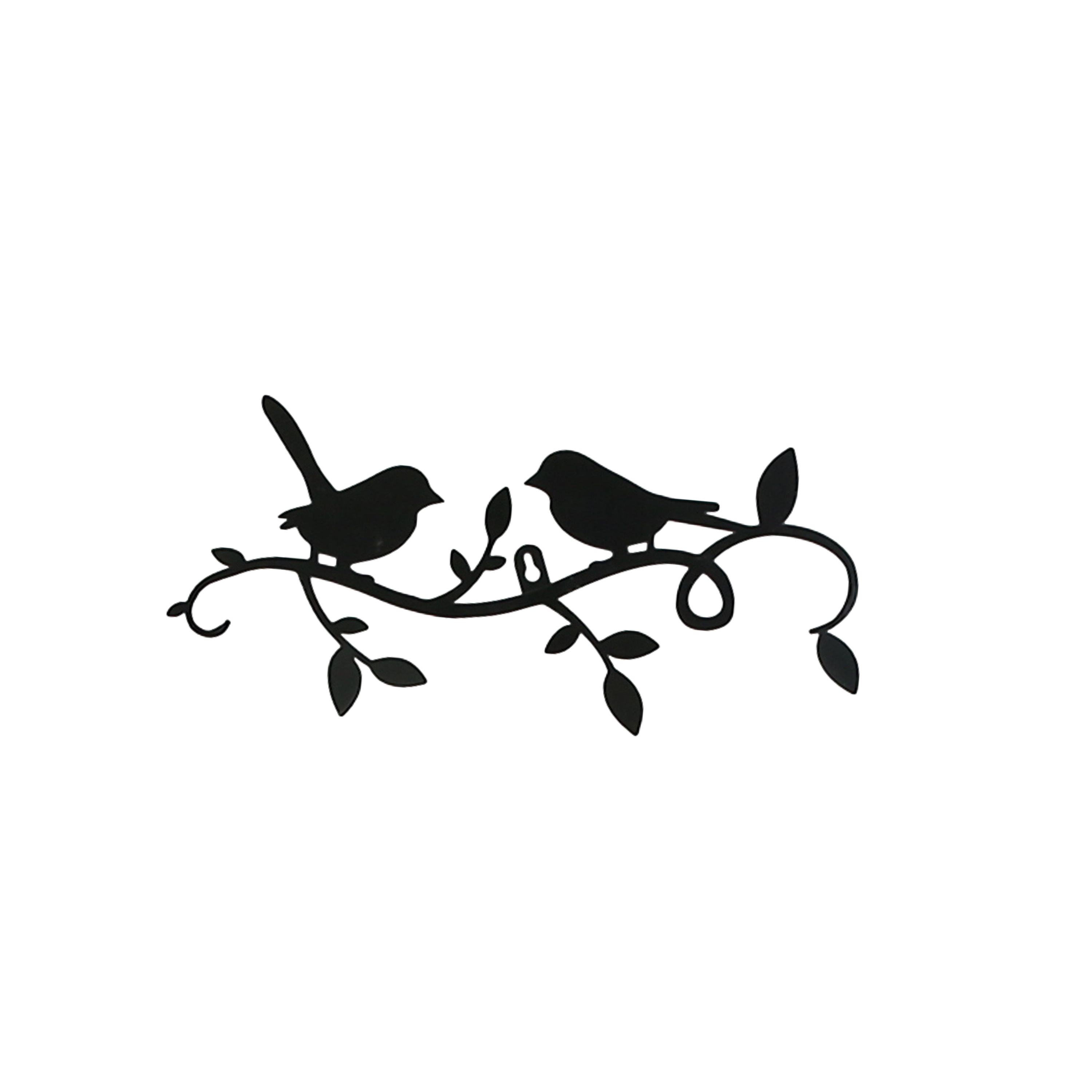 Terrastyle Black Metal Bird Garden ornament (H)16.5cm (W)37cm