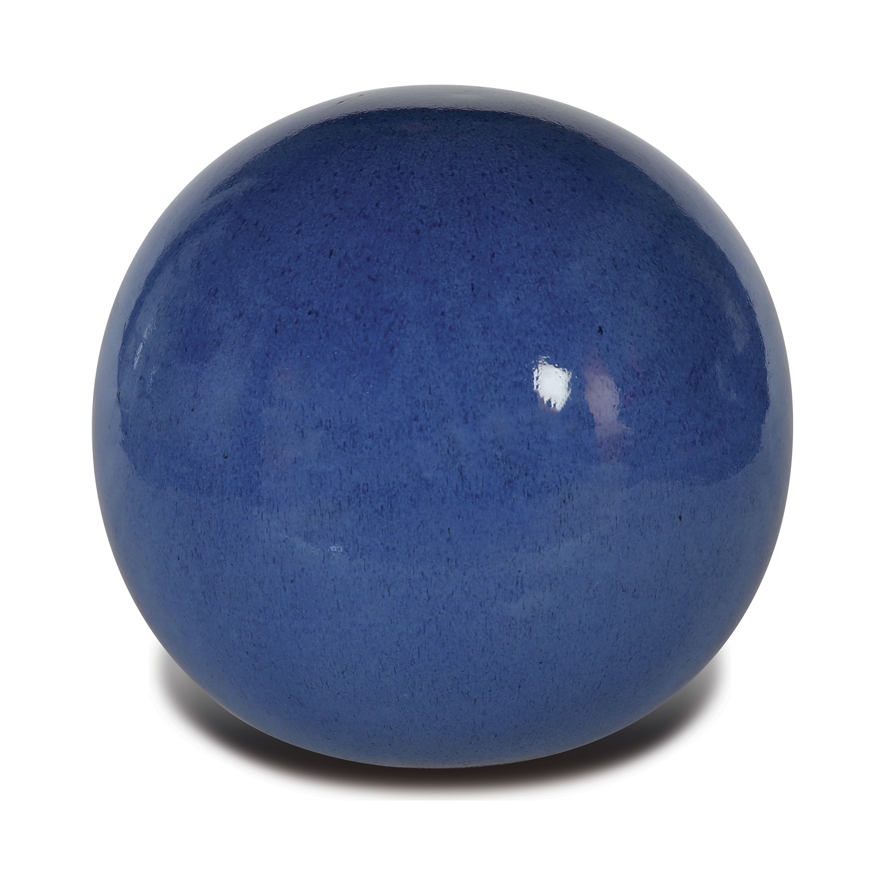 Terrastyle Blue Terracotta Sphere Garden ornament (H)25cm (W)28cm