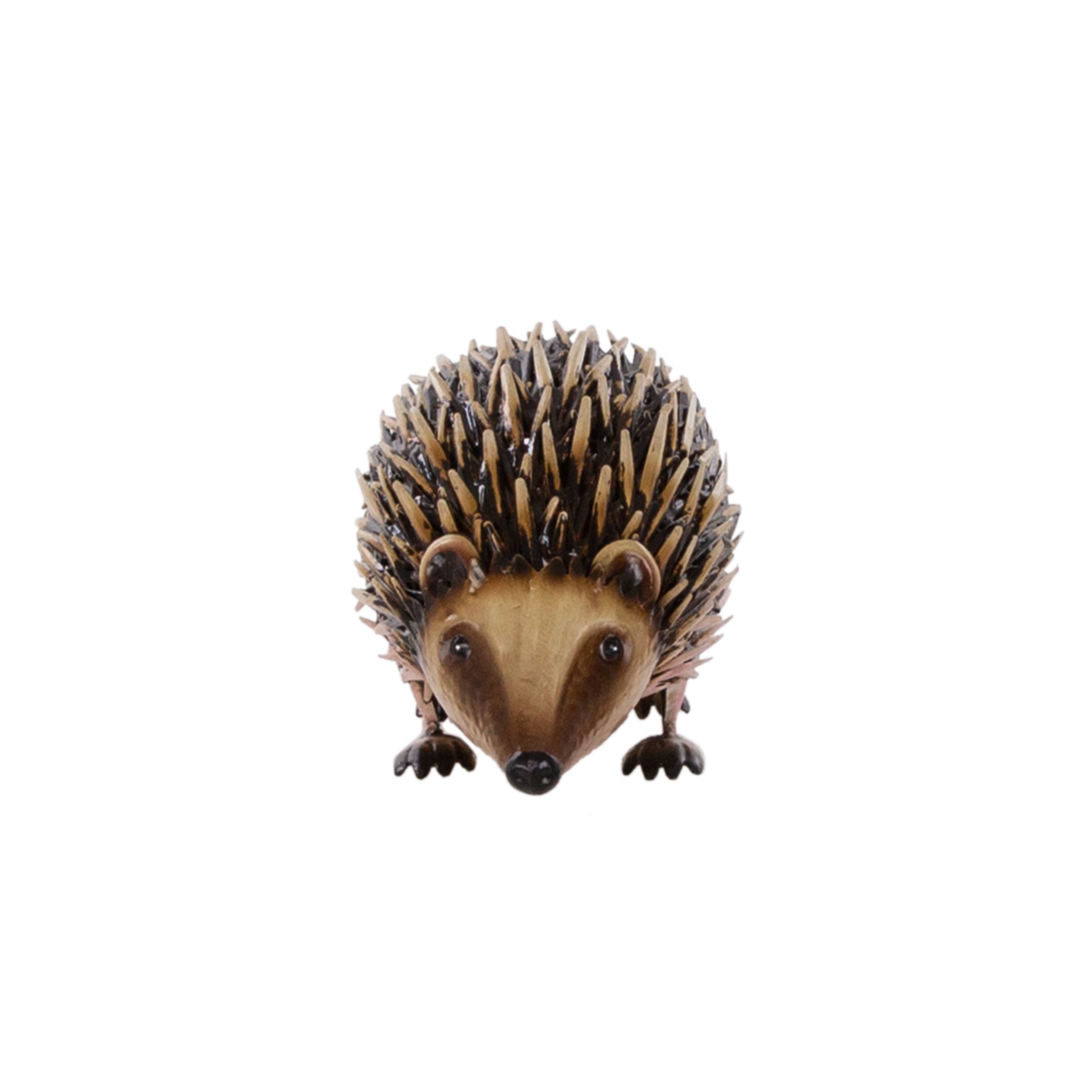 Terrastyle Brown Steel Hedgehog Garden ornament (H)16.5cm