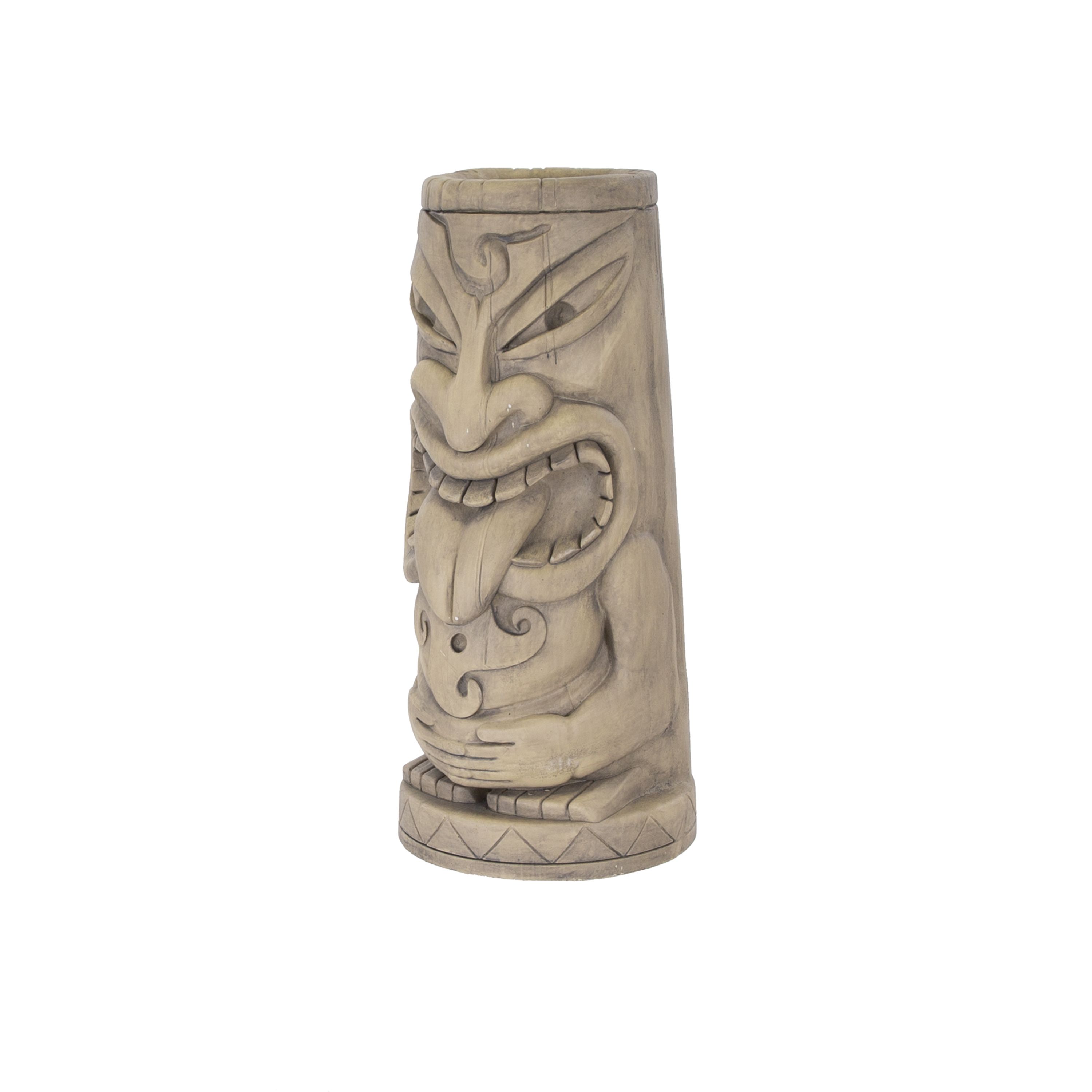 Terrastyle Cream Stone effect Tikki totem Garden ornament (H)51.5cm (W)23cm