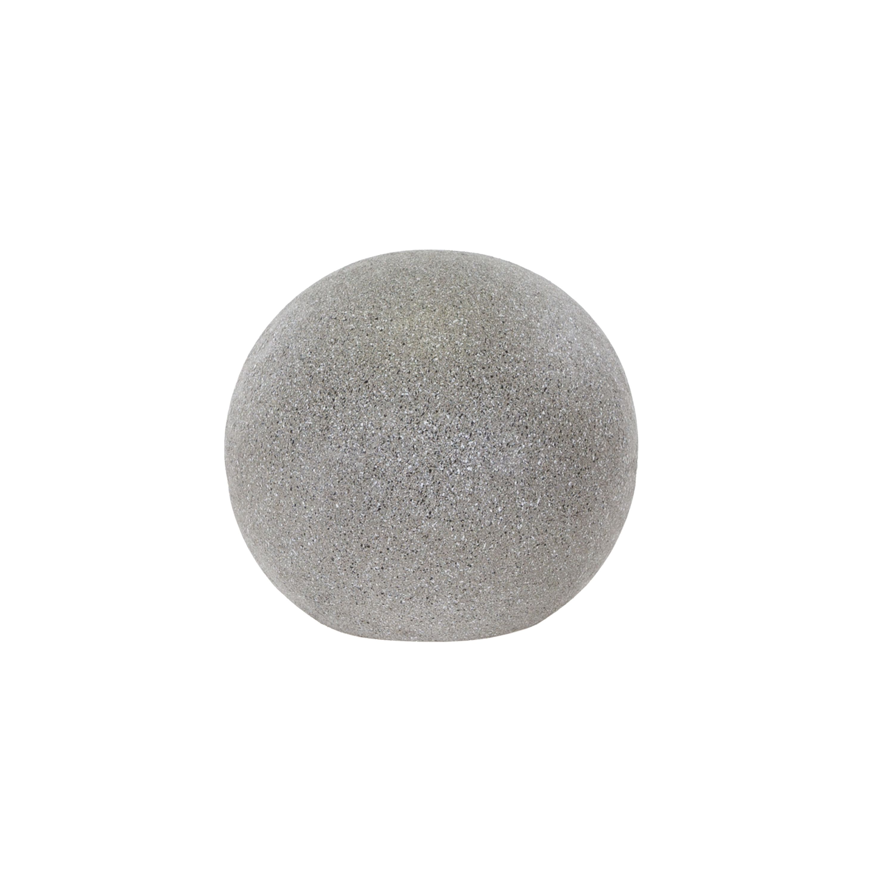 Terrastyle Grey Sphere Garden ornament (H)20cm DIY at B&Q