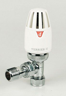 Terrier ZTRV215FR Angled Thermostatic Radiator valve