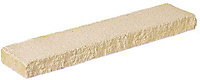 Textured Buff Coping stone, (L)580mm (W)136mm, Pack of 24