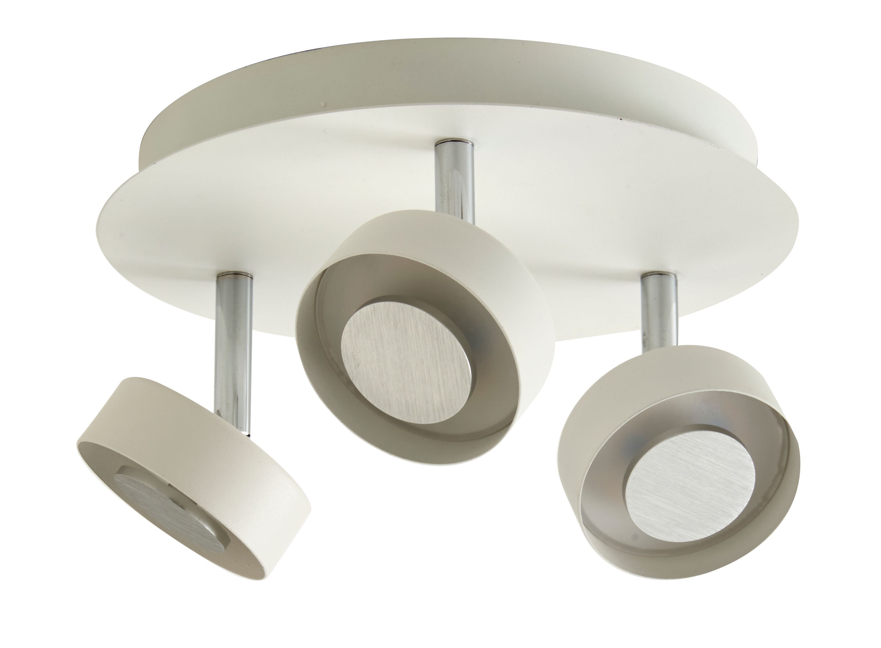 Tharros Modern White 3 Light Spotlight