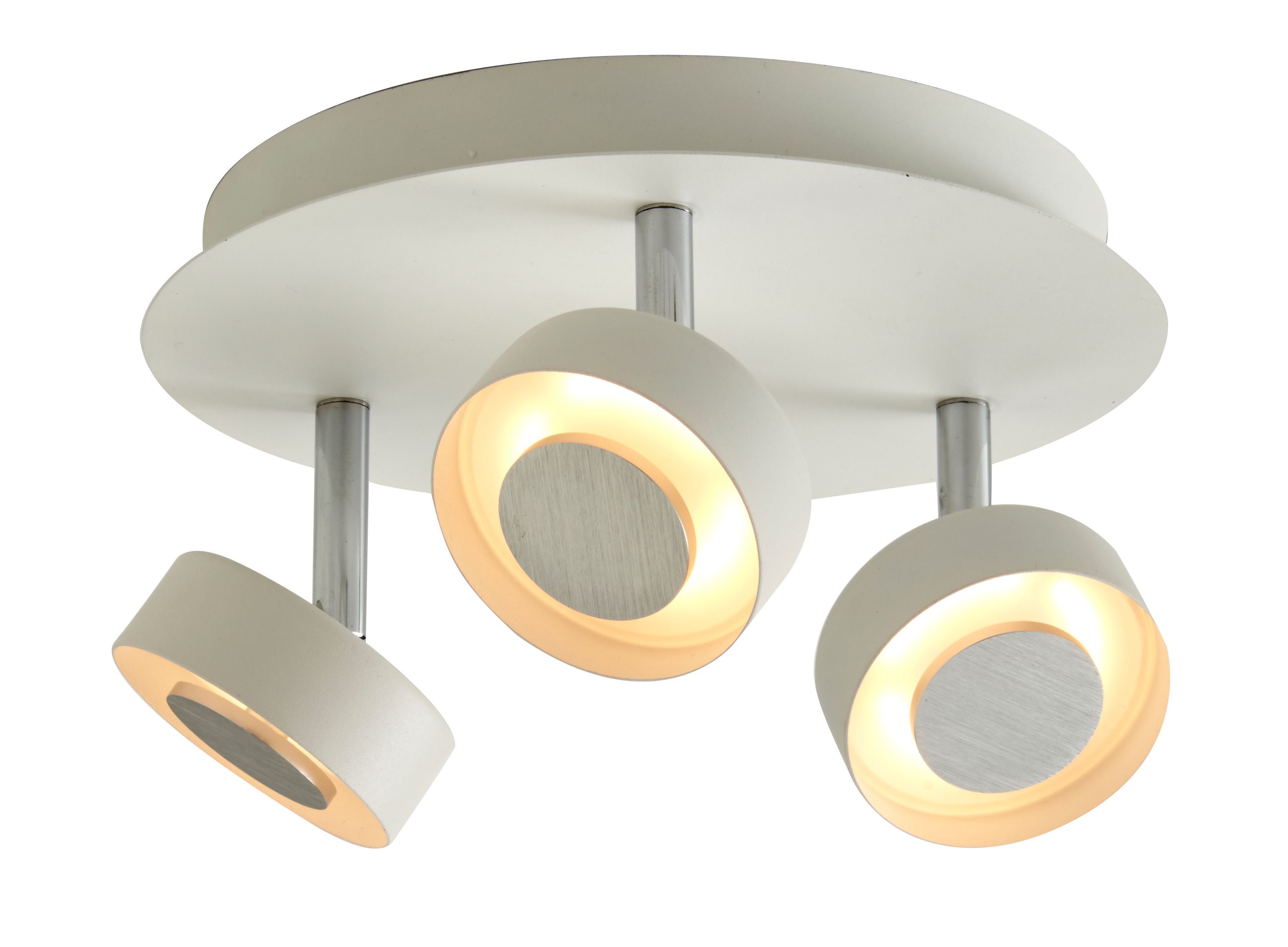 Tharros Modern White 3 Light Spotlight