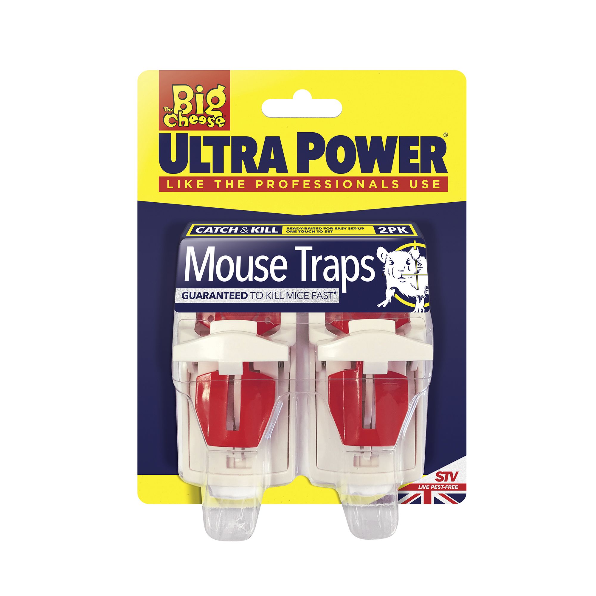 The Big Cheese Mouse trap, Pack of 2 (H)191mm (W)137mm