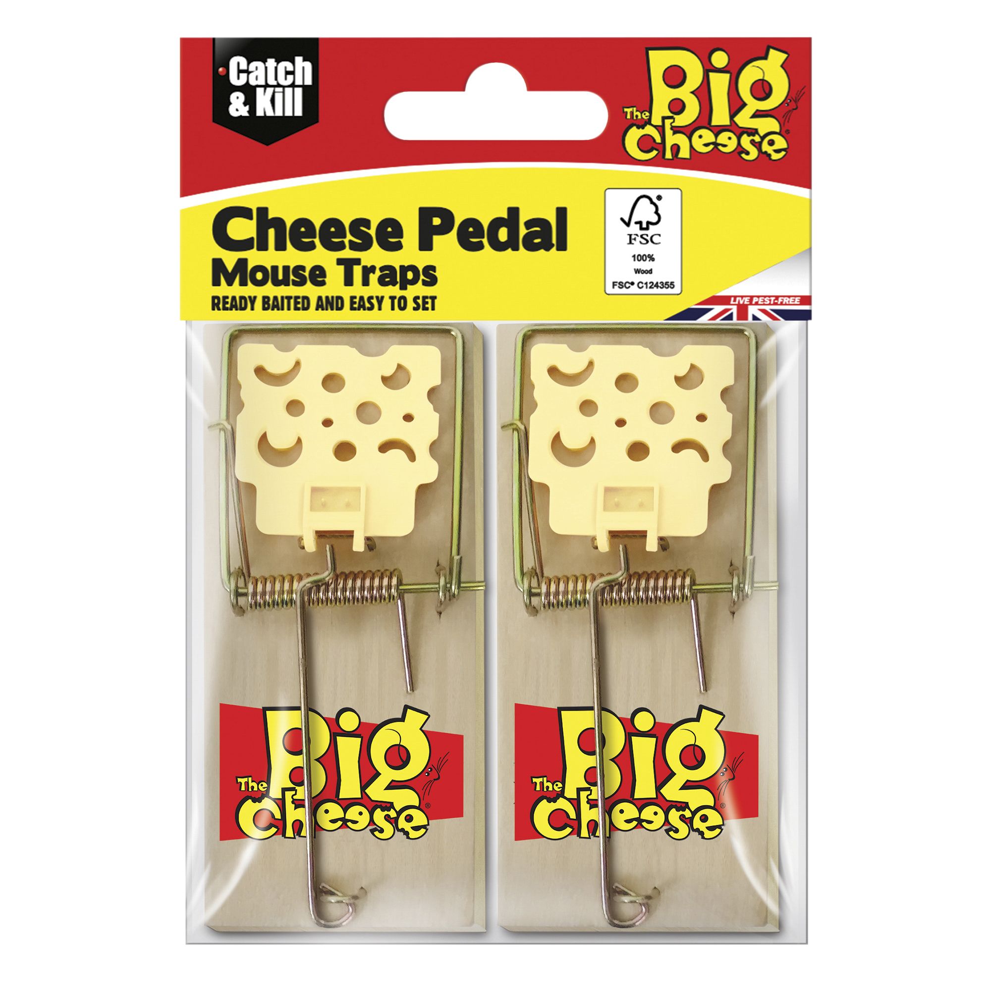 The Big Cheese Mice Bait station, Pack of 5