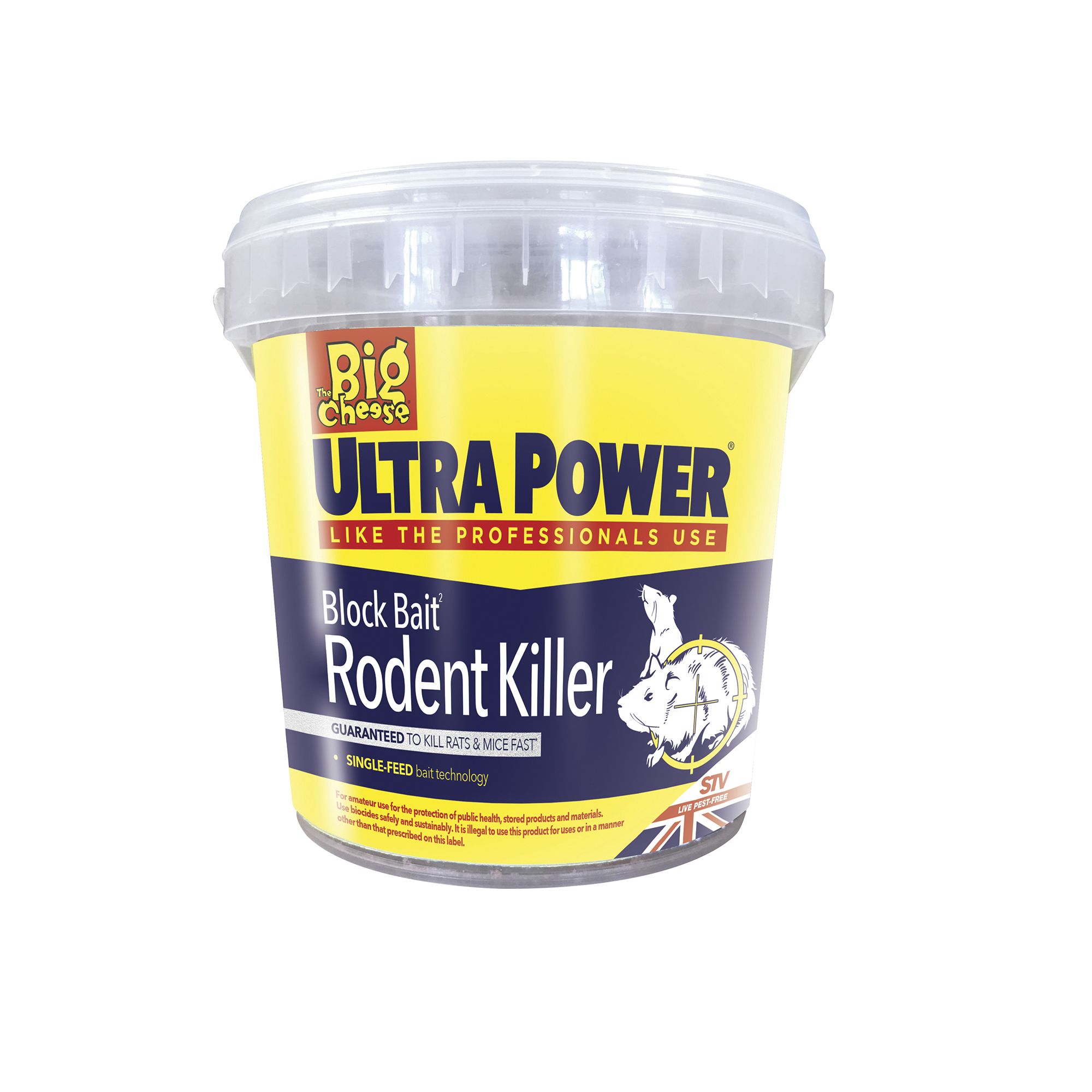 The Big Cheese Rats Mice Rodent bait, 300g
