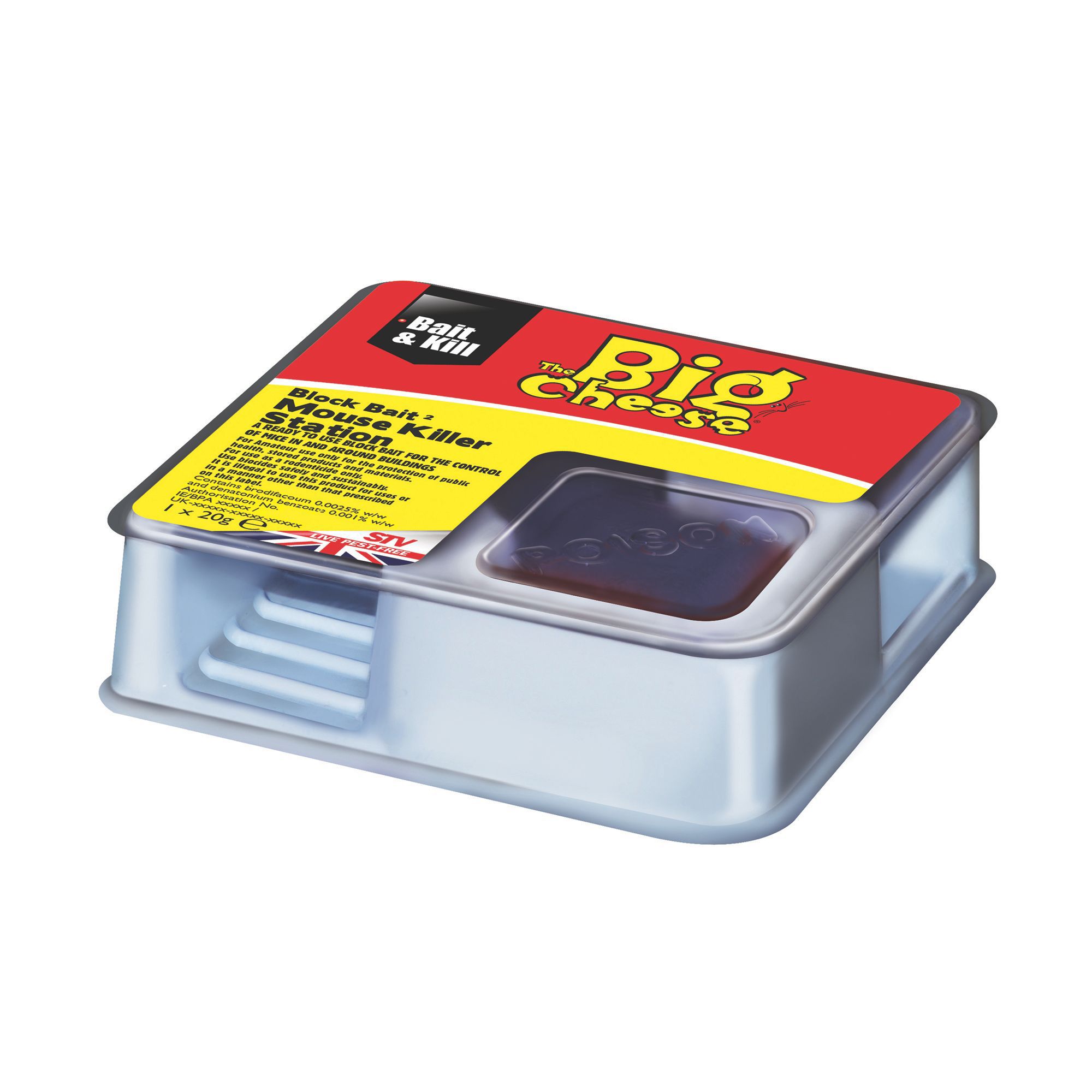 The Big Cheese Rodent bait station, Pack of 2 DIY at B&Q