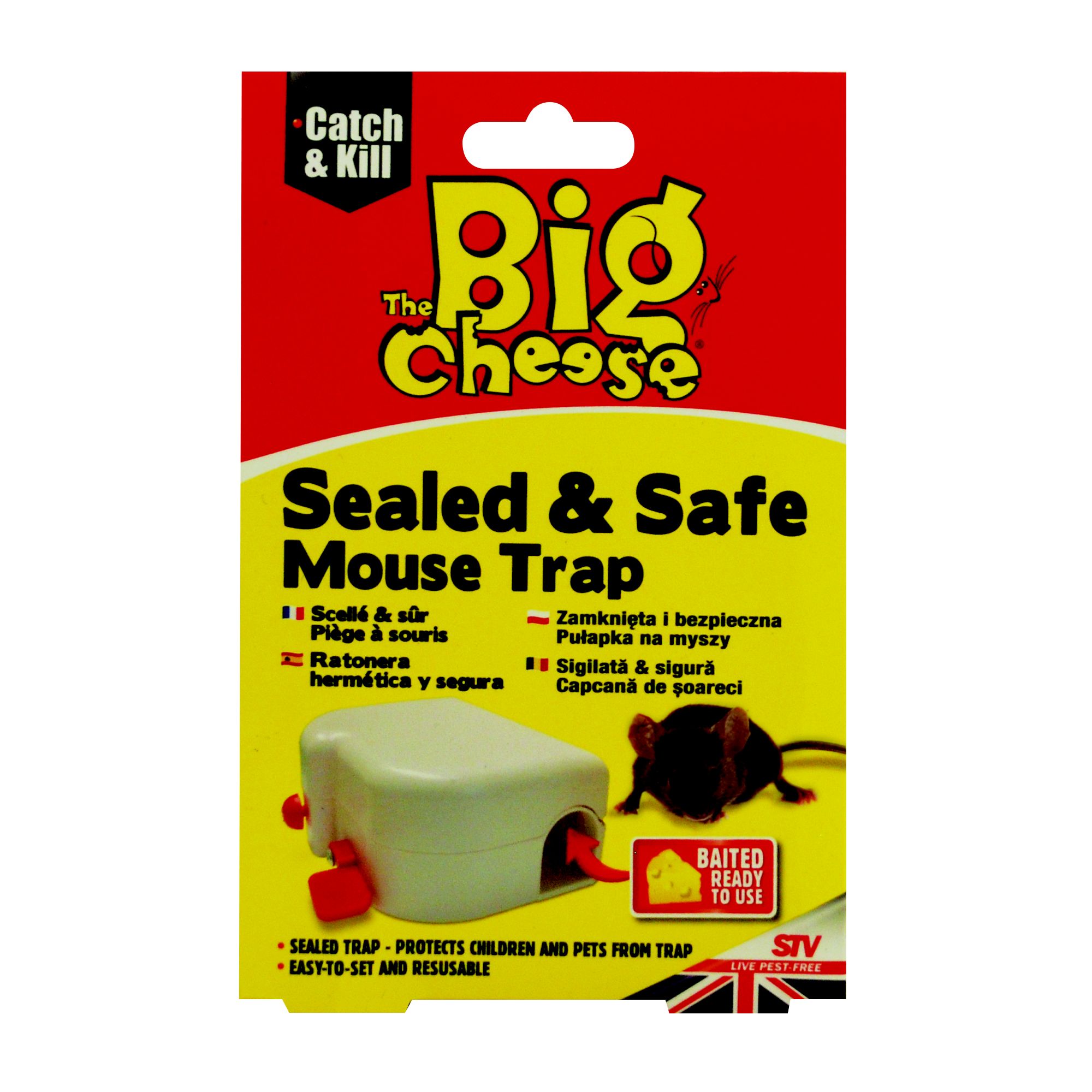The Big Cheese Seal Mouse trap (H)105mm (W)157mm