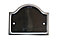 The House Nameplate Company Black Aluminium House number, (H)152mm (W)102mm
